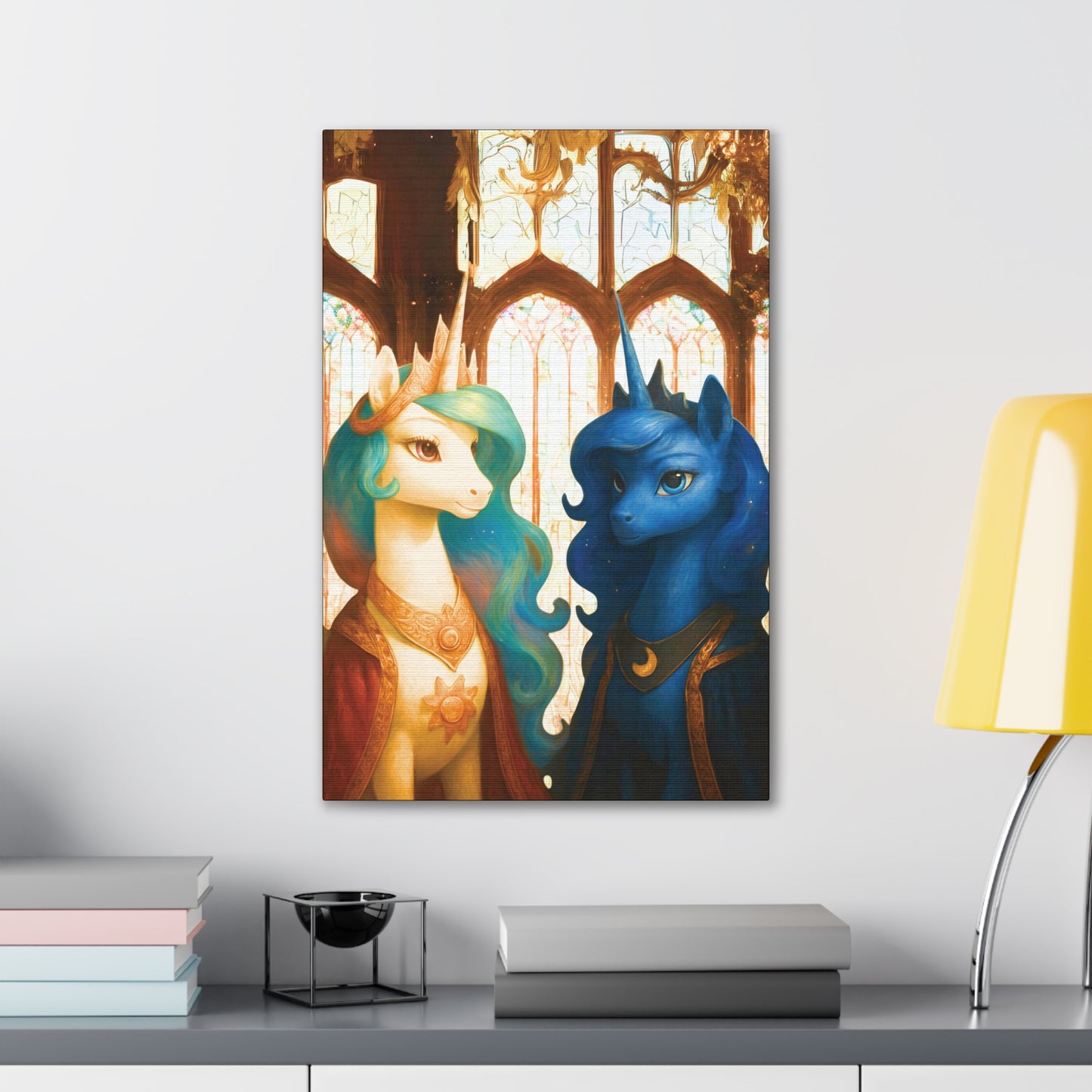 Royal Luna & Celestia - My Little Pony Canvas Art - Stretched, 0.75"