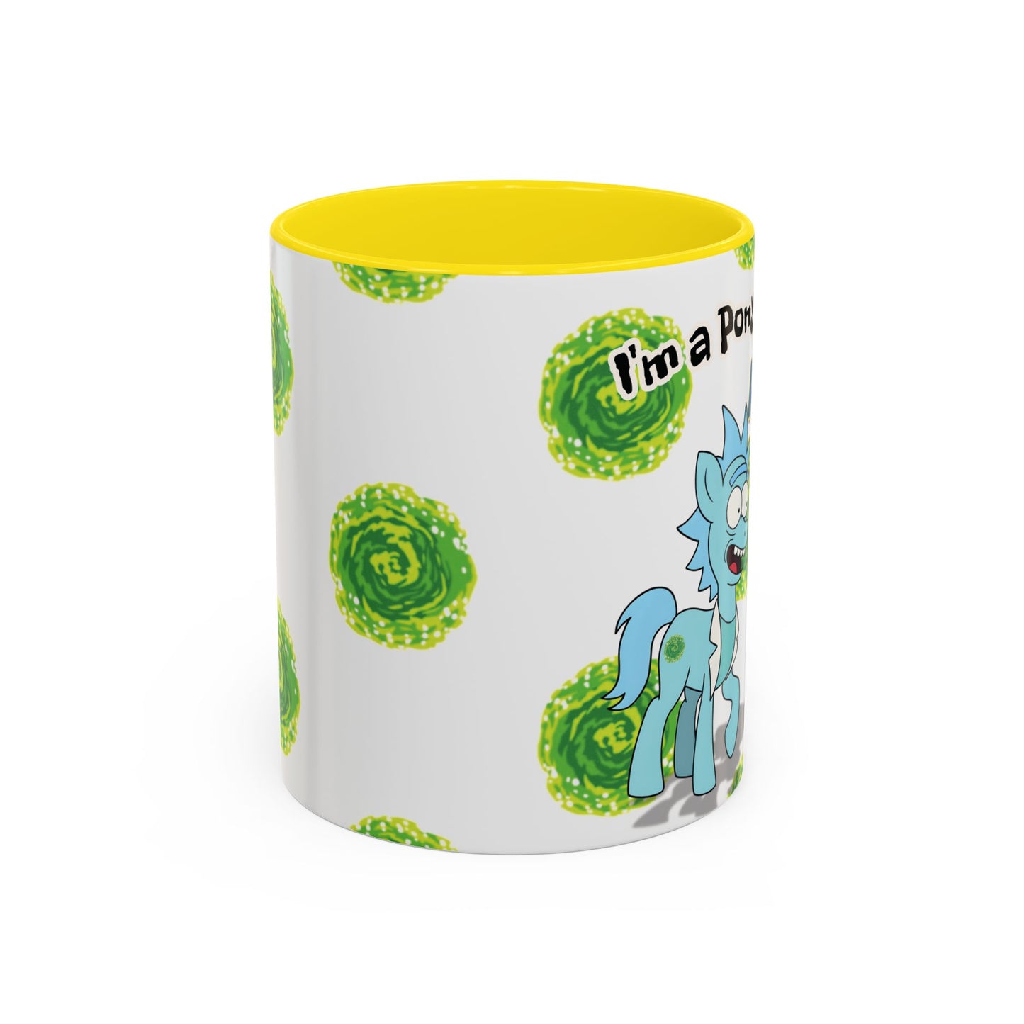 Rick & Morty Pony Accent Coffee Mug (11, 15oz)