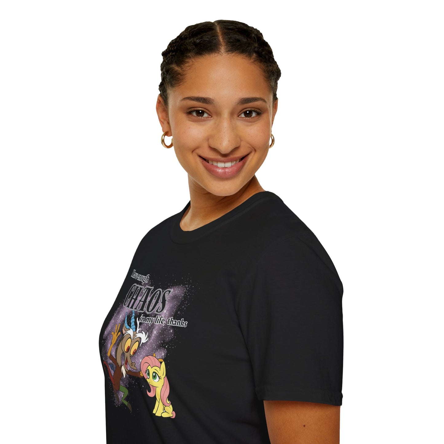 My Little Pony Discord and Fluttershy - Unisex Softstyle T-Shirt