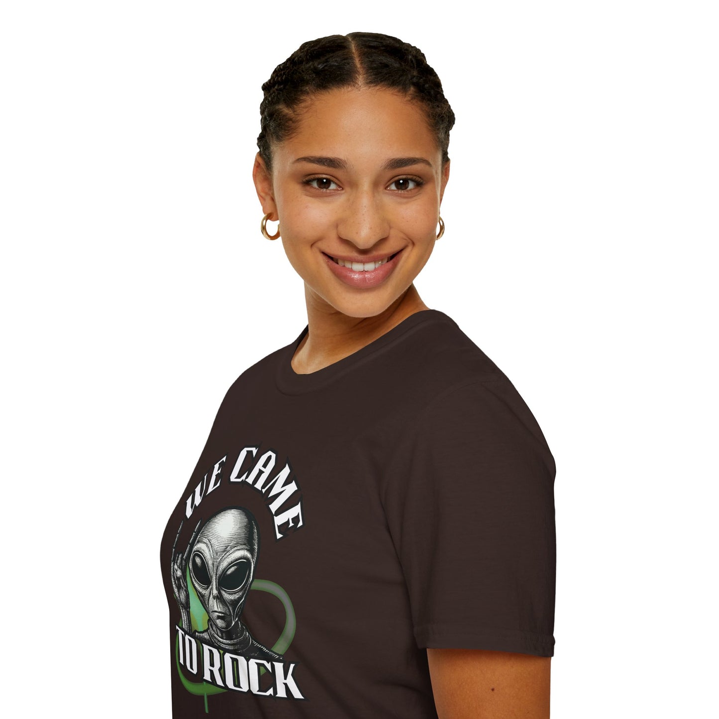 Alien Metal - We Came to Rock - Unisex Softstyle T-Shirt