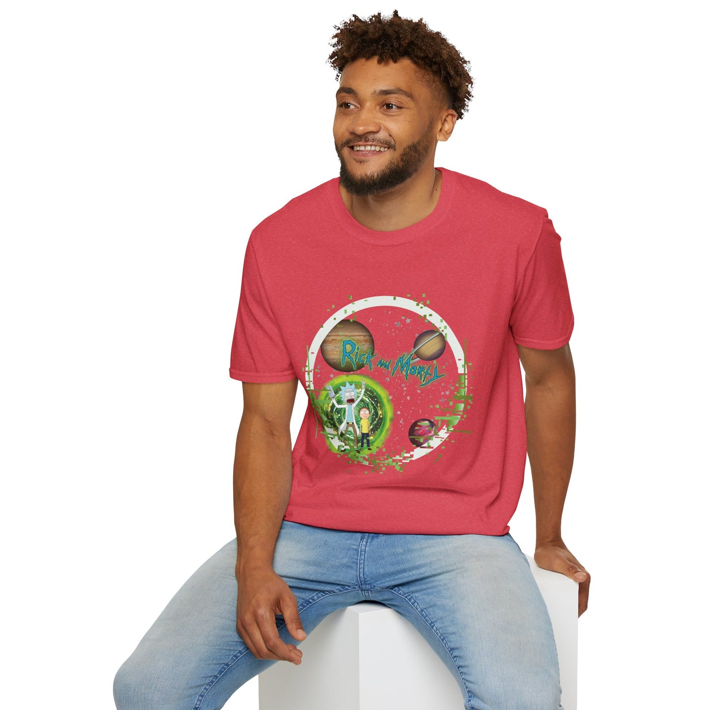 Rick & Morty Broken Space - Unisex Softstyle T-Shirt