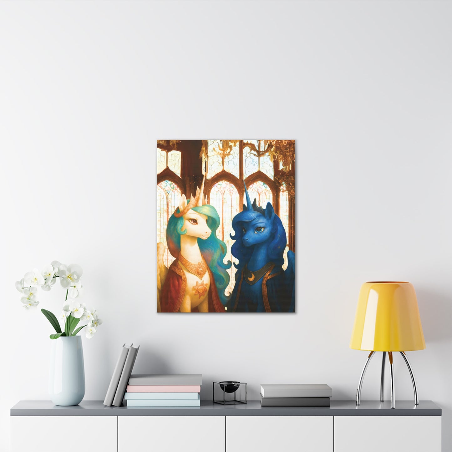 Royal Luna & Celestia - My Little Pony Canvas Art - Stretched, 0.75"