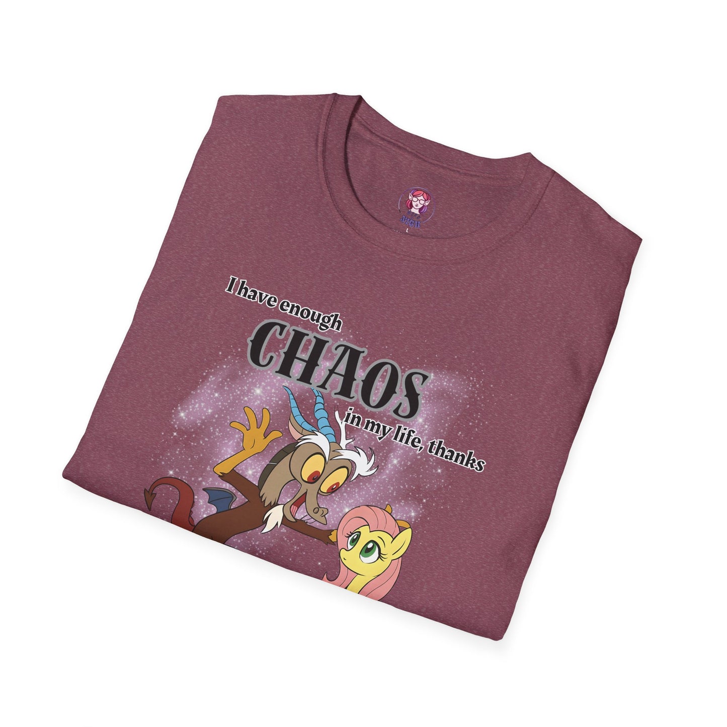 My Little Pony Discord and Fluttershy - Unisex Softstyle T-Shirt