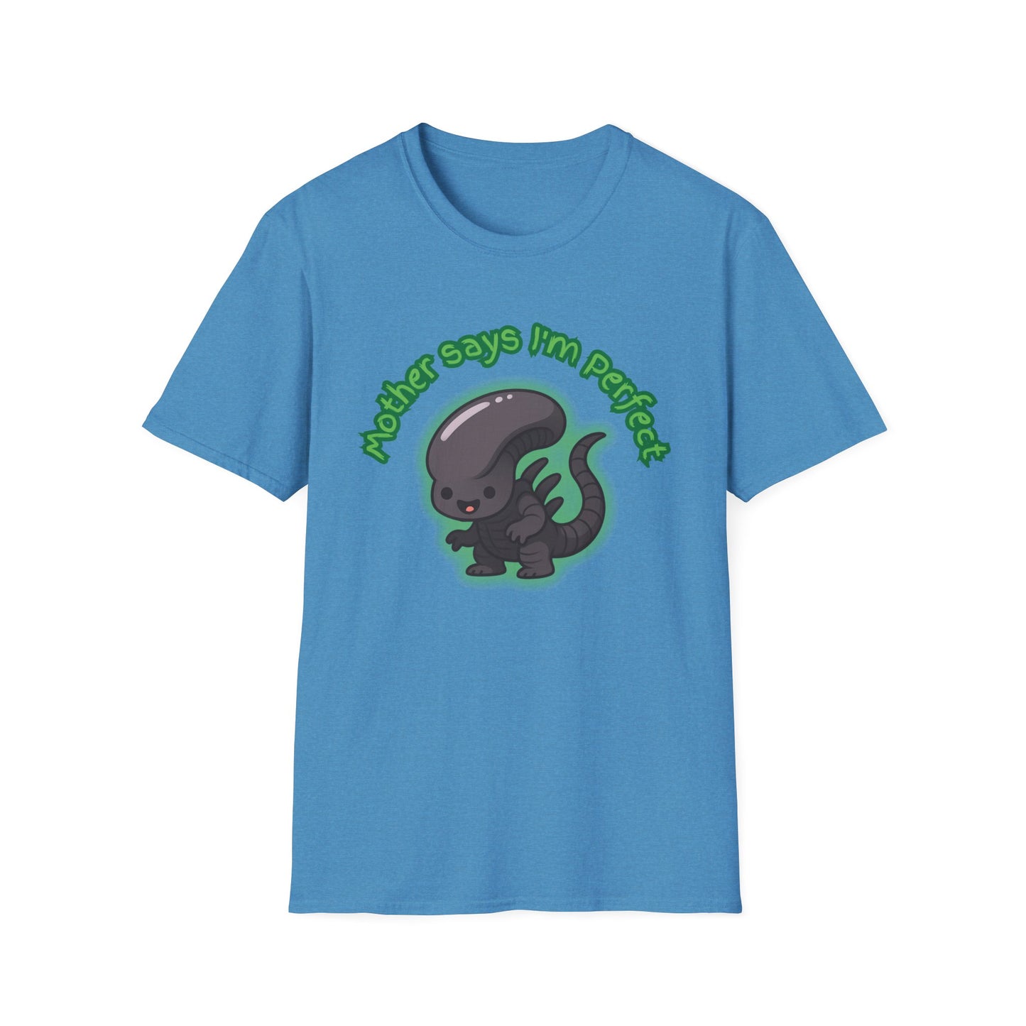 Alien Cute Xenomorph I'm Perfect - Unisex Softstyle T-Shirt