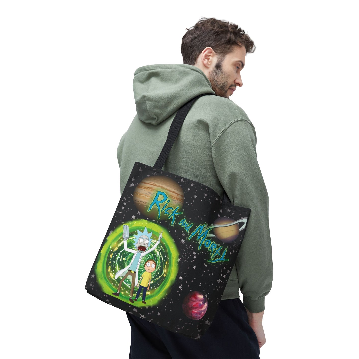 Rick & Morty Custom Adventure Tote Bag