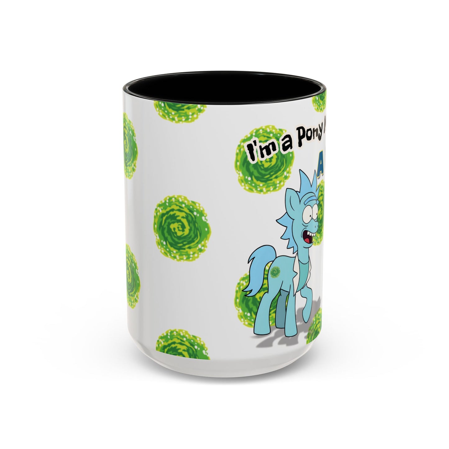 Rick & Morty Pony Accent Coffee Mug (11, 15oz)