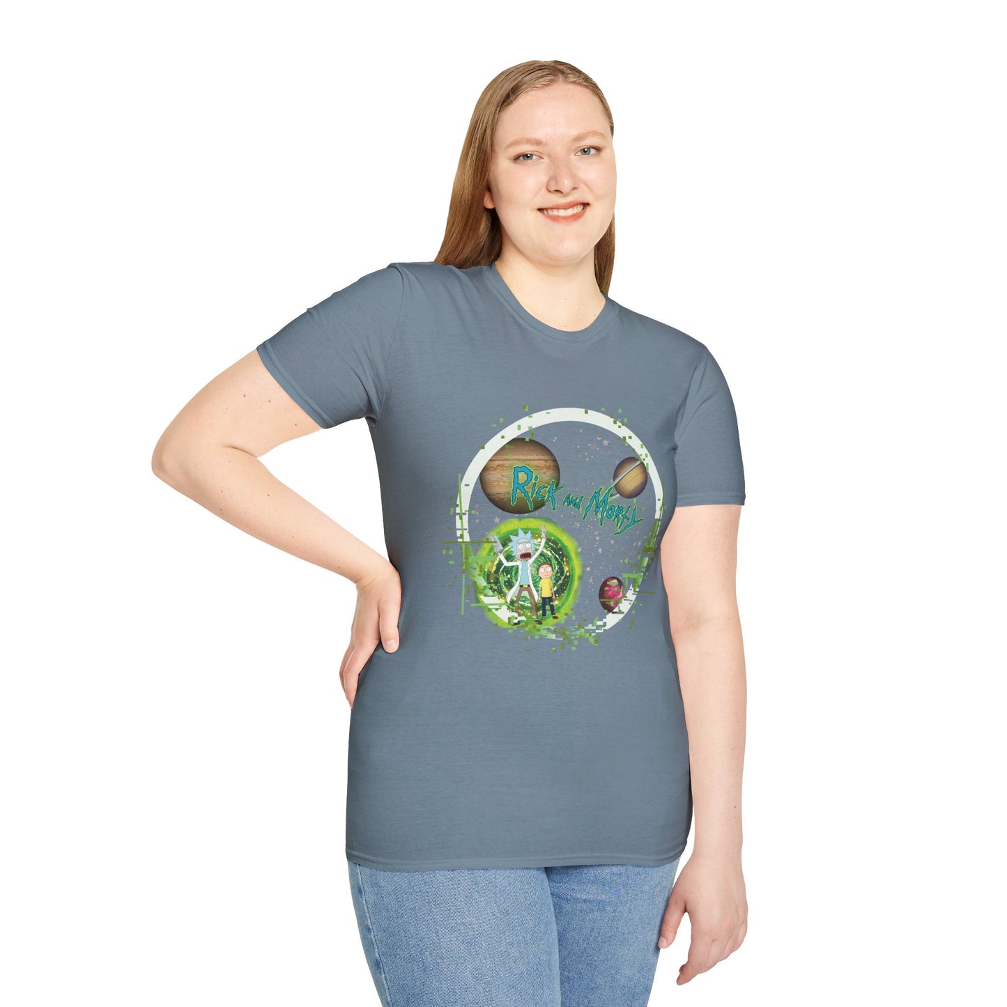 Rick & Morty Broken Space - Unisex Softstyle T-Shirt