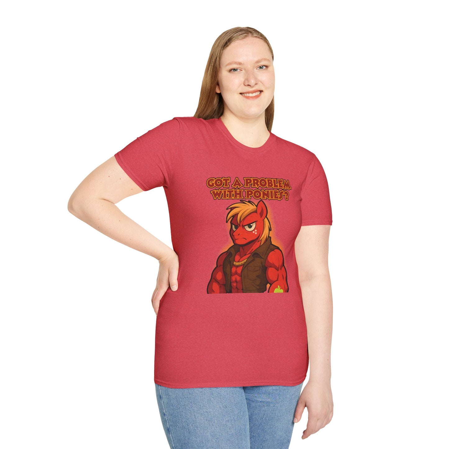 My Little Pony Masculine Big Mac - Pony Problem - Unisex Softstyle T-Shirt