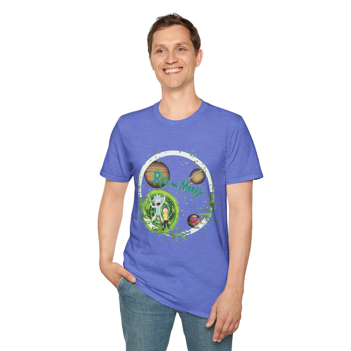 Rick & Morty Broken Space - Unisex Softstyle T-Shirt