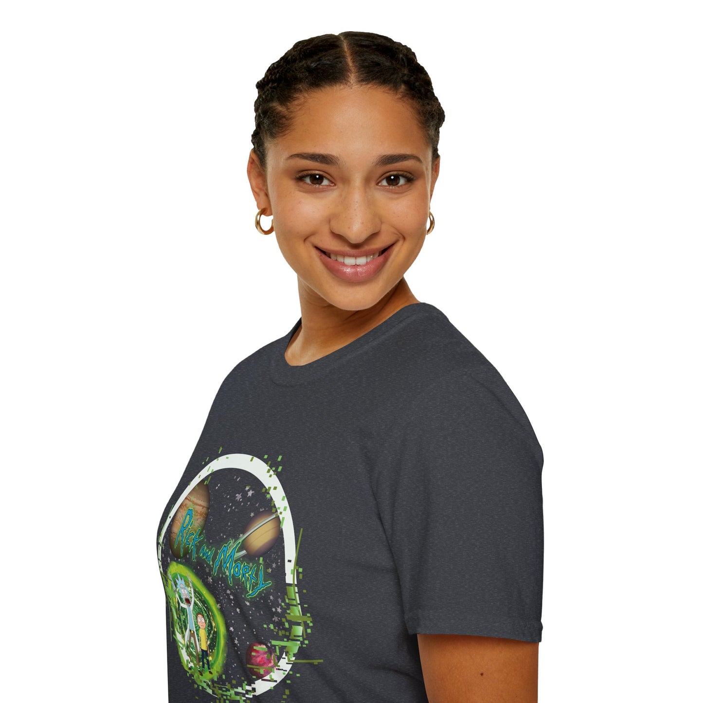 Rick & Morty Broken Space - Unisex Softstyle T-Shirt