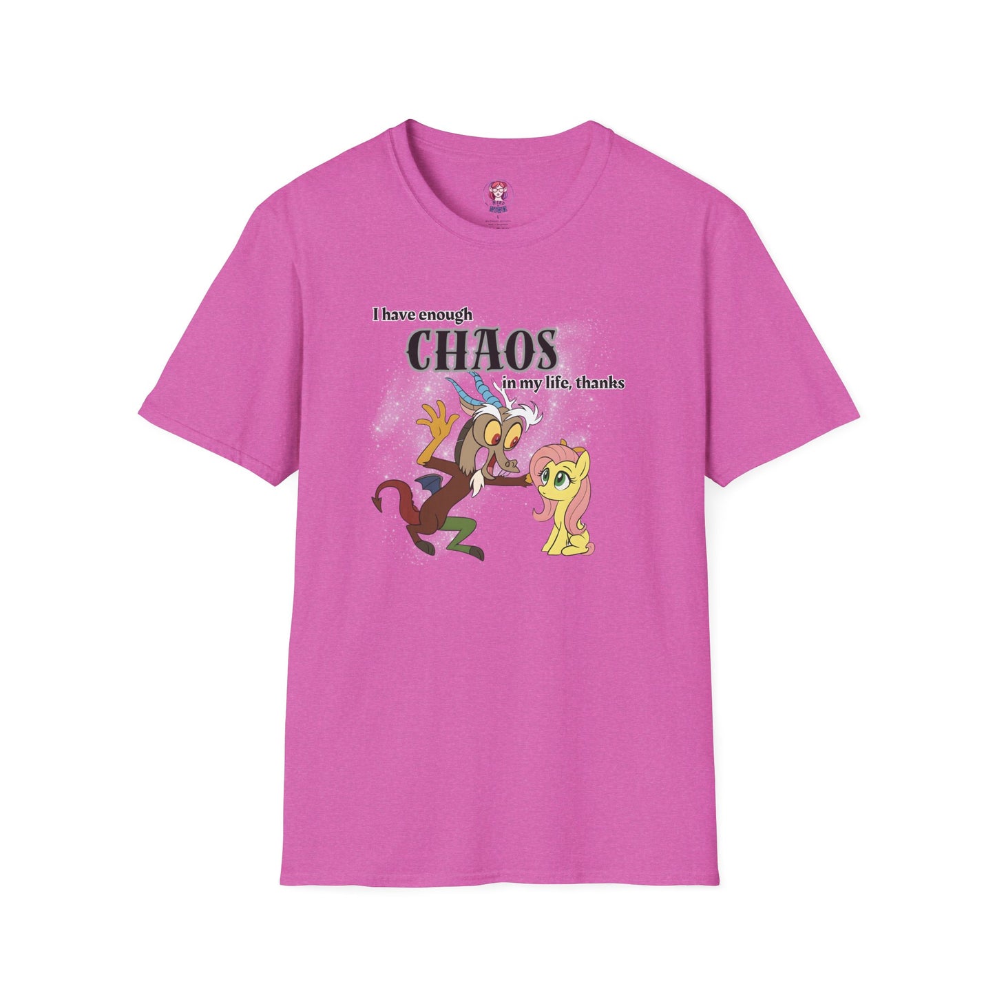 My Little Pony Discord and Fluttershy - Unisex Softstyle T-Shirt