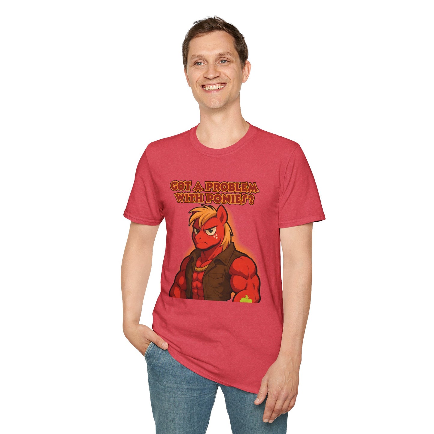 My Little Pony Masculine Big Mac - Pony Problem - Unisex Softstyle T-Shirt