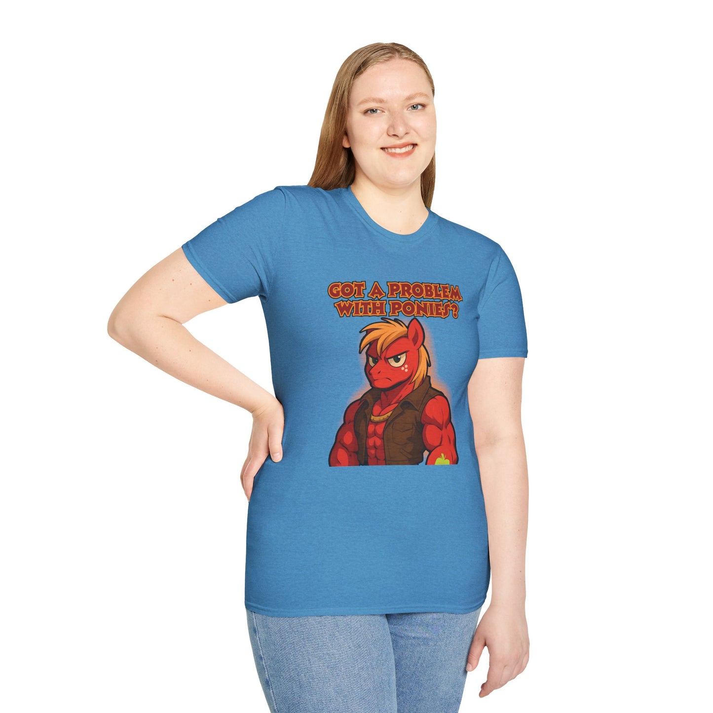 My Little Pony Masculine Big Mac - Pony Problem - Unisex Softstyle T-Shirt