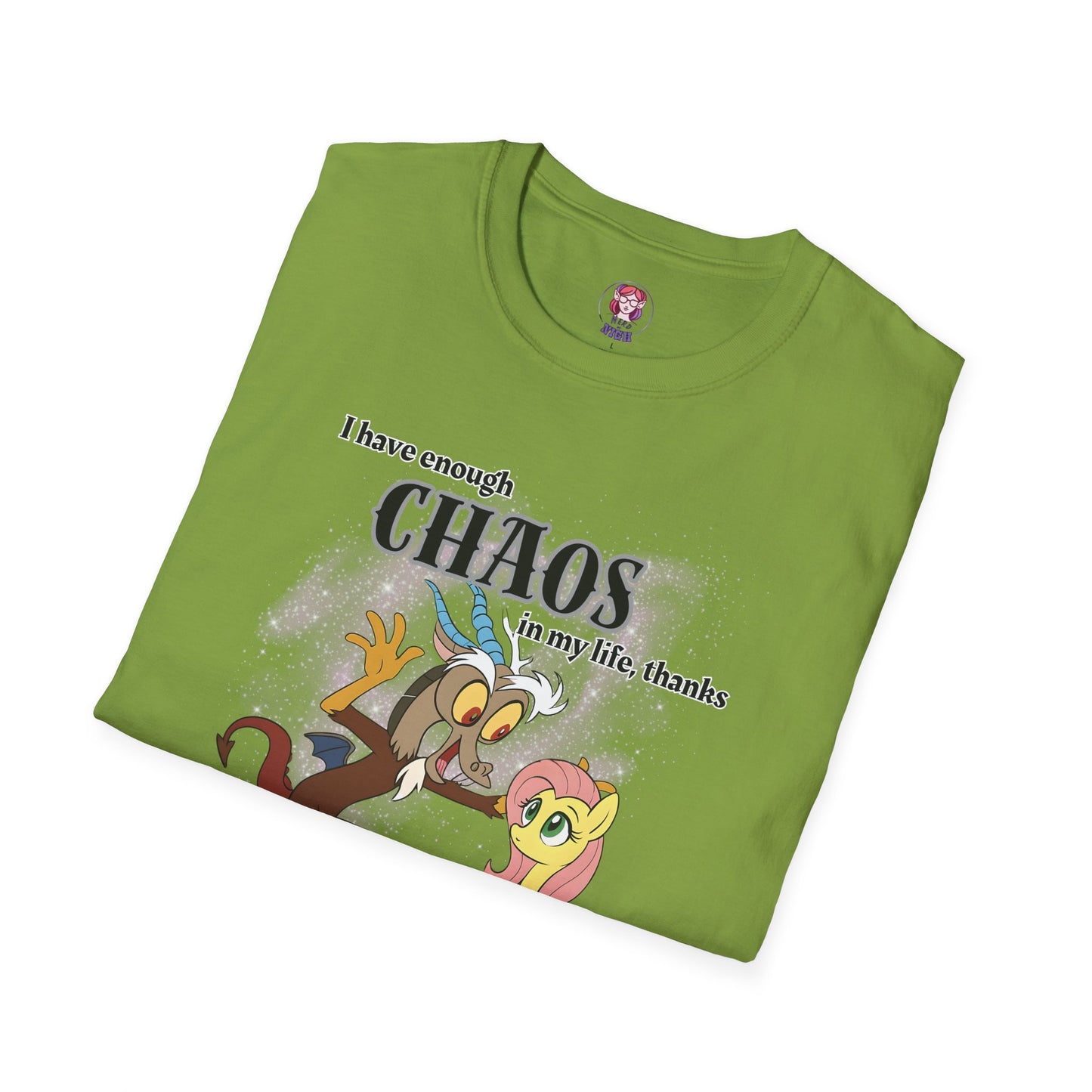 My Little Pony Discord and Fluttershy - Unisex Softstyle T-Shirt