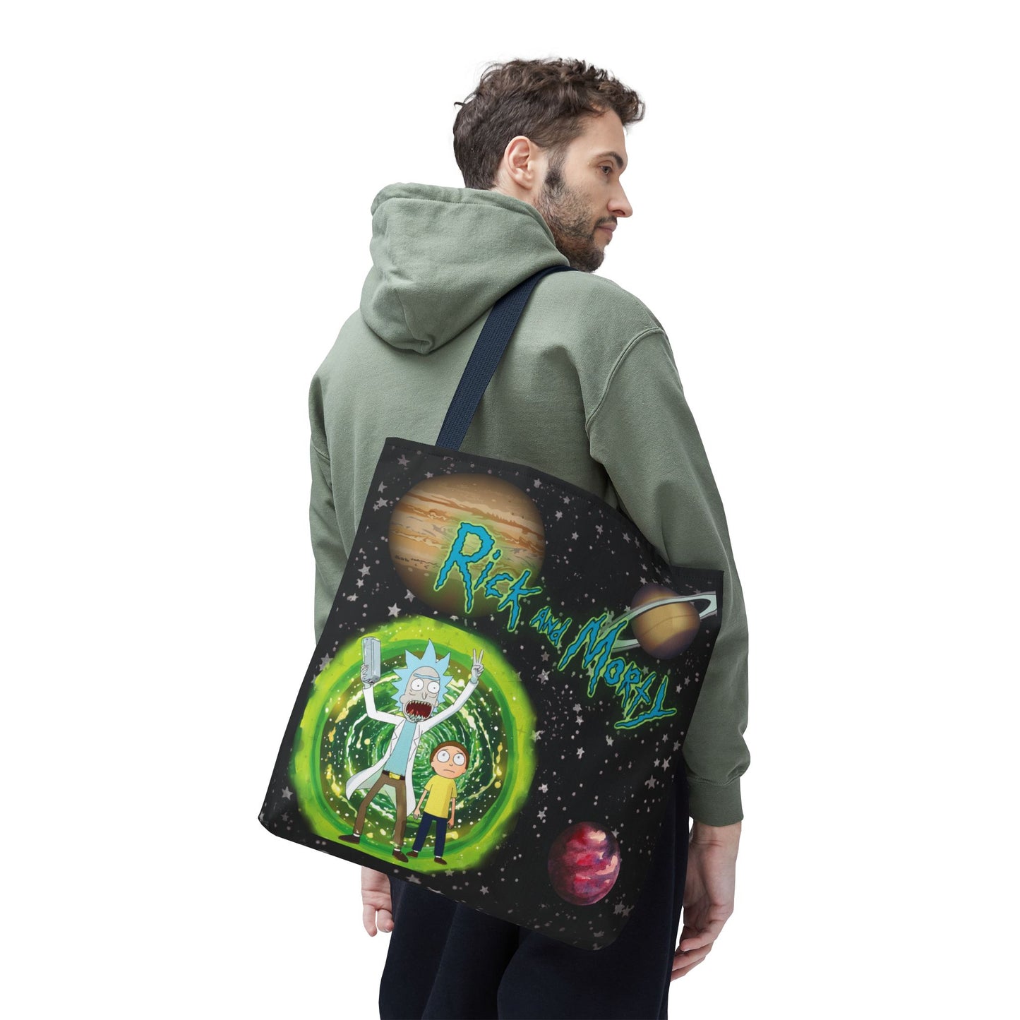 Rick & Morty Custom Adventure Tote Bag