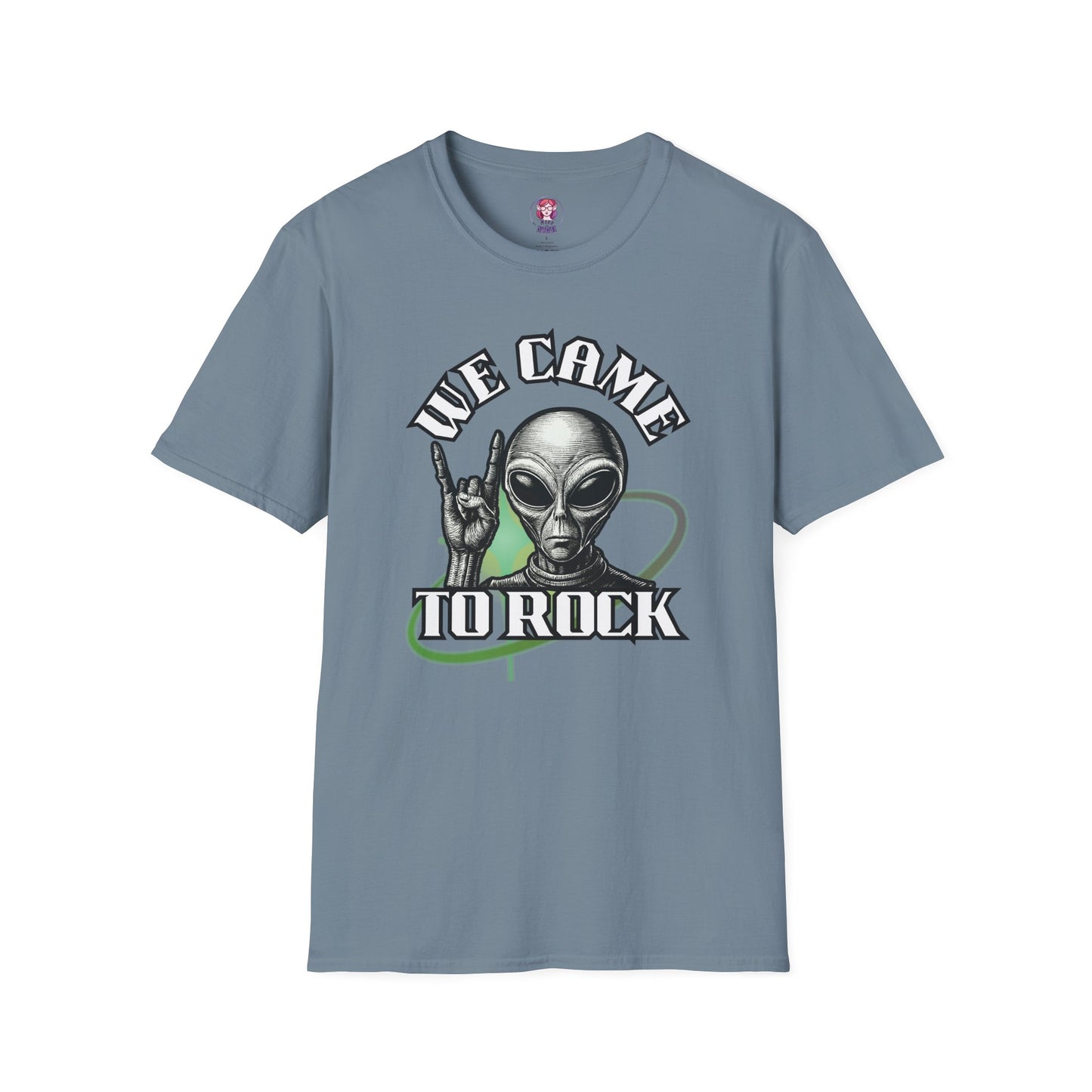 Alien Metal - We Came to Rock - Unisex Softstyle T-Shirt