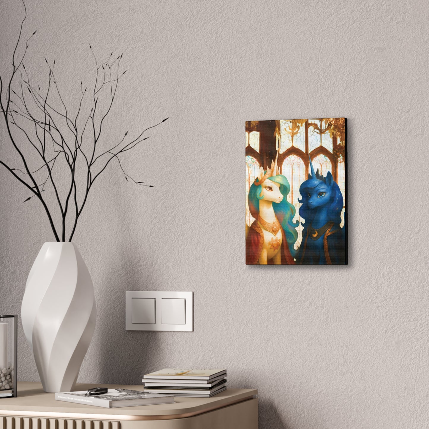 Royal Luna & Celestia - My Little Pony Canvas Art - Stretched, 0.75"