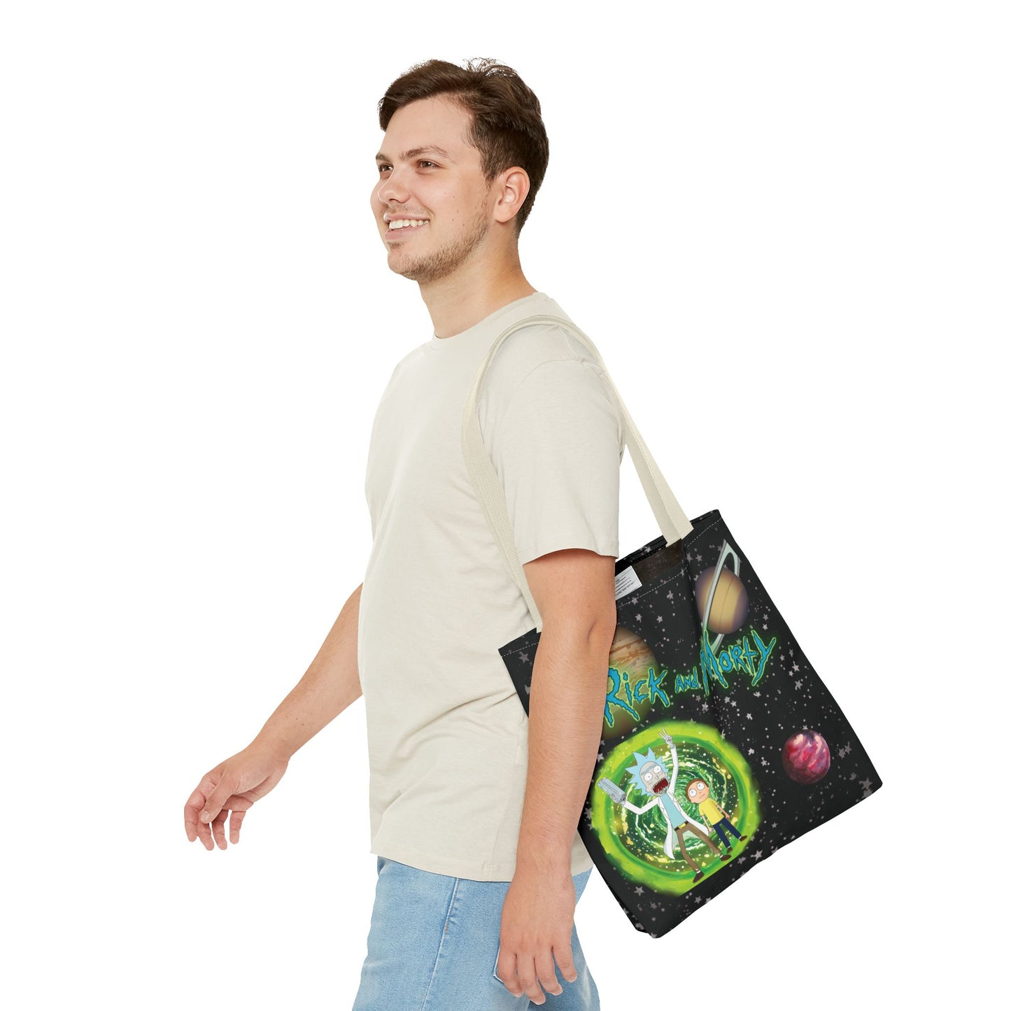 Rick & Morty Custom Adventure Tote Bag