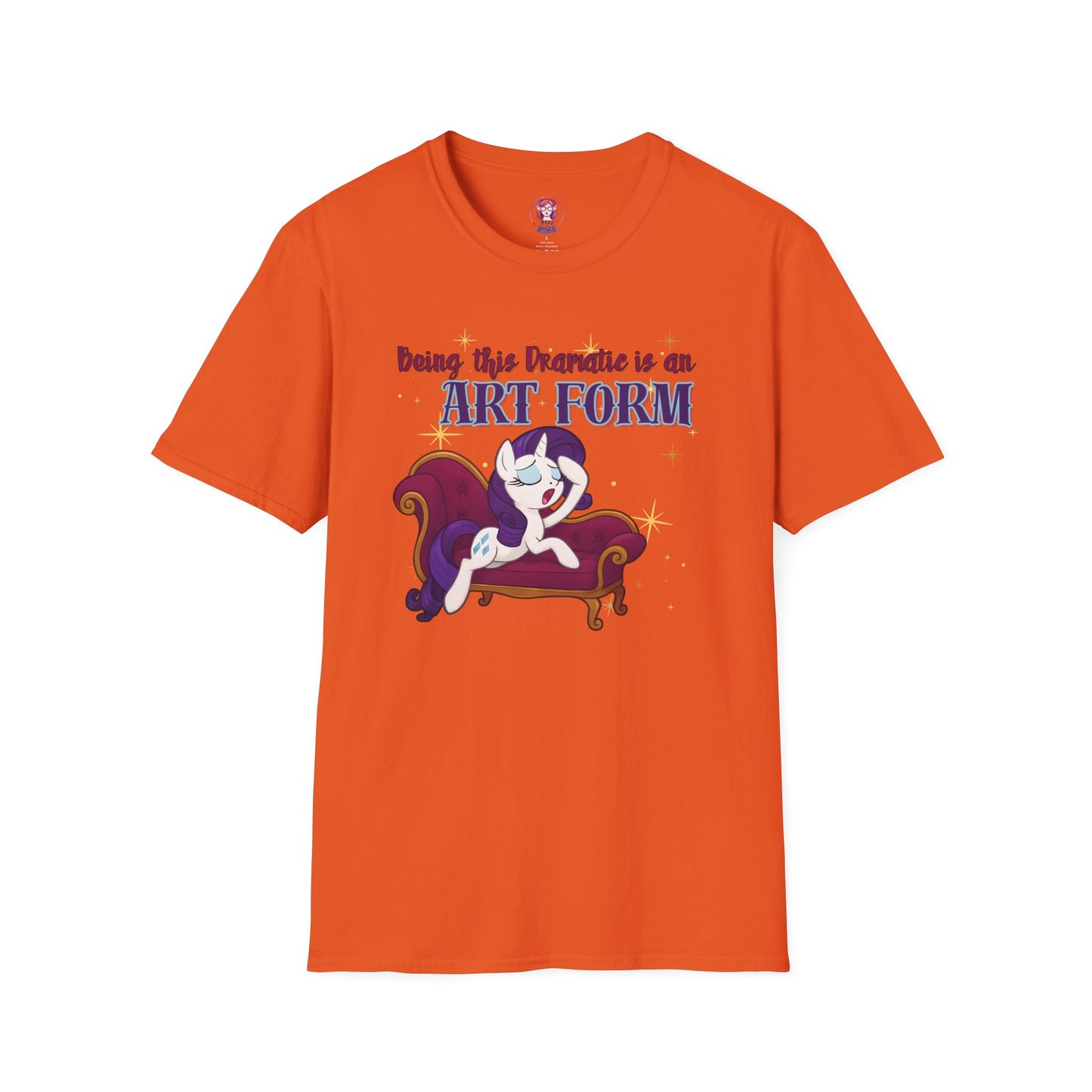 My Little Pony Rarity - Being Dramatic - Unisex Softstyle T-Shirt