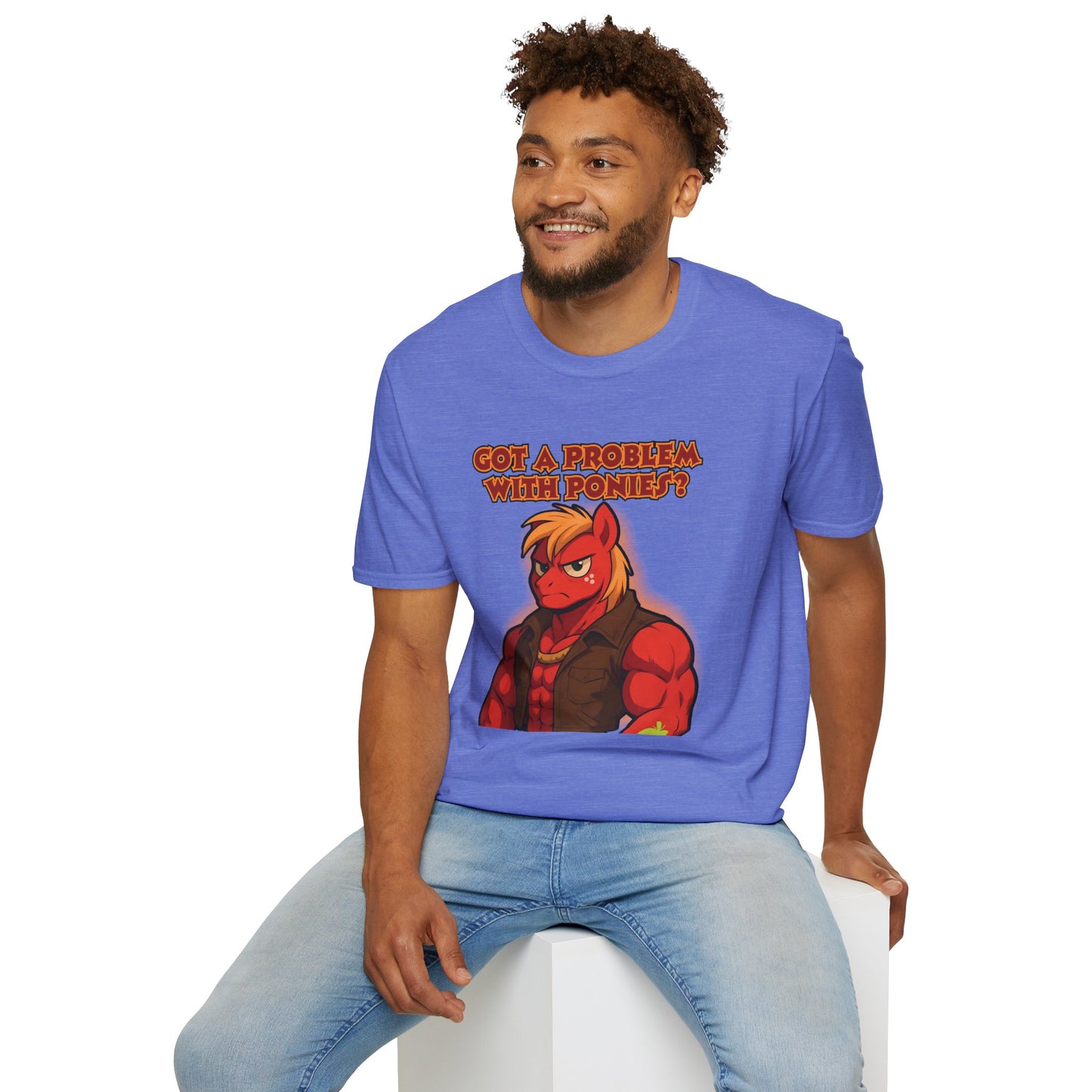 My Little Pony Masculine Big Mac - Pony Problem - Unisex Softstyle T-Shirt