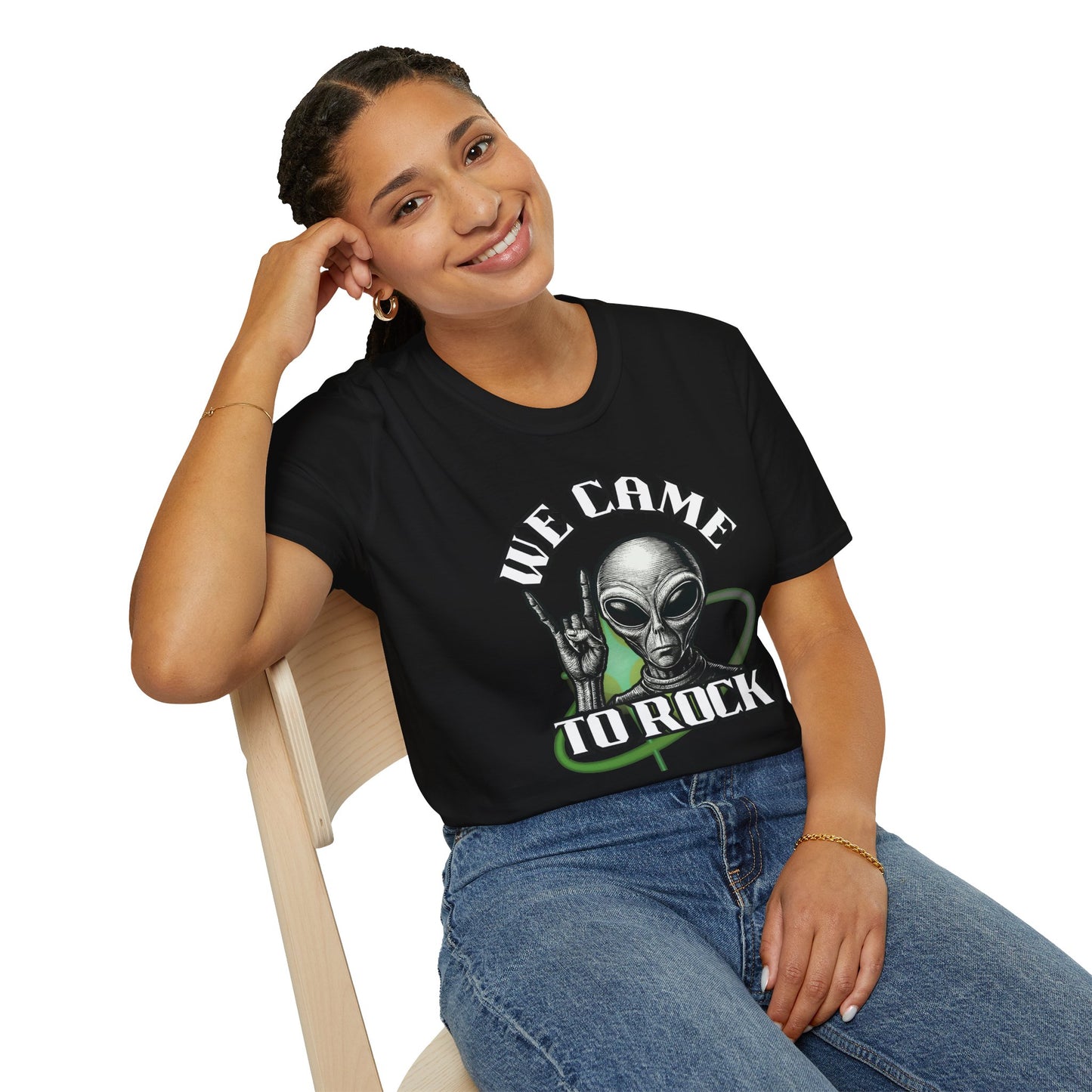 Alien Metal - We Came to Rock - Unisex Softstyle T-Shirt
