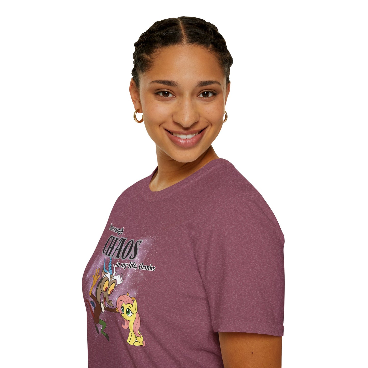 My Little Pony Discord and Fluttershy - Unisex Softstyle T-Shirt