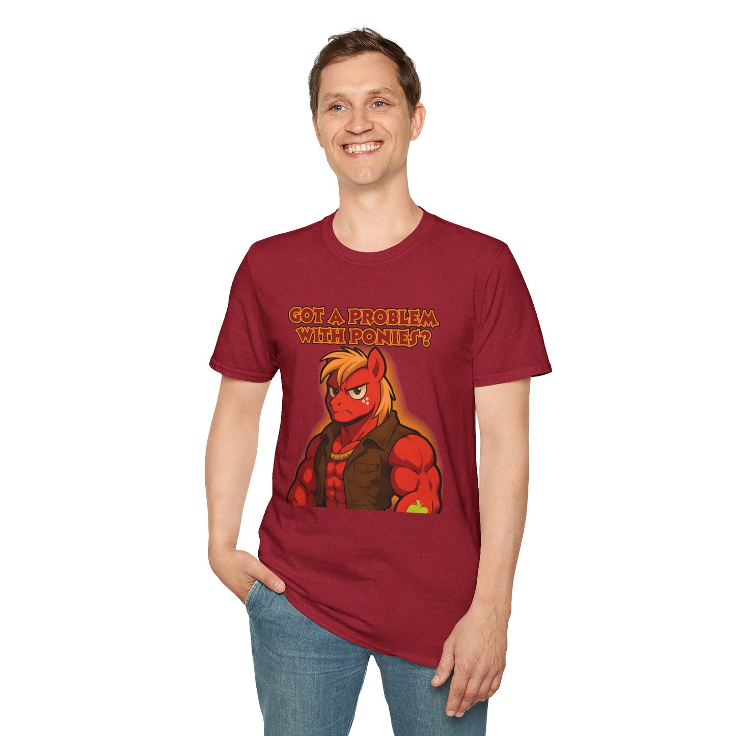 My Little Pony Masculine Big Mac - Pony Problem - Unisex Softstyle T-Shirt