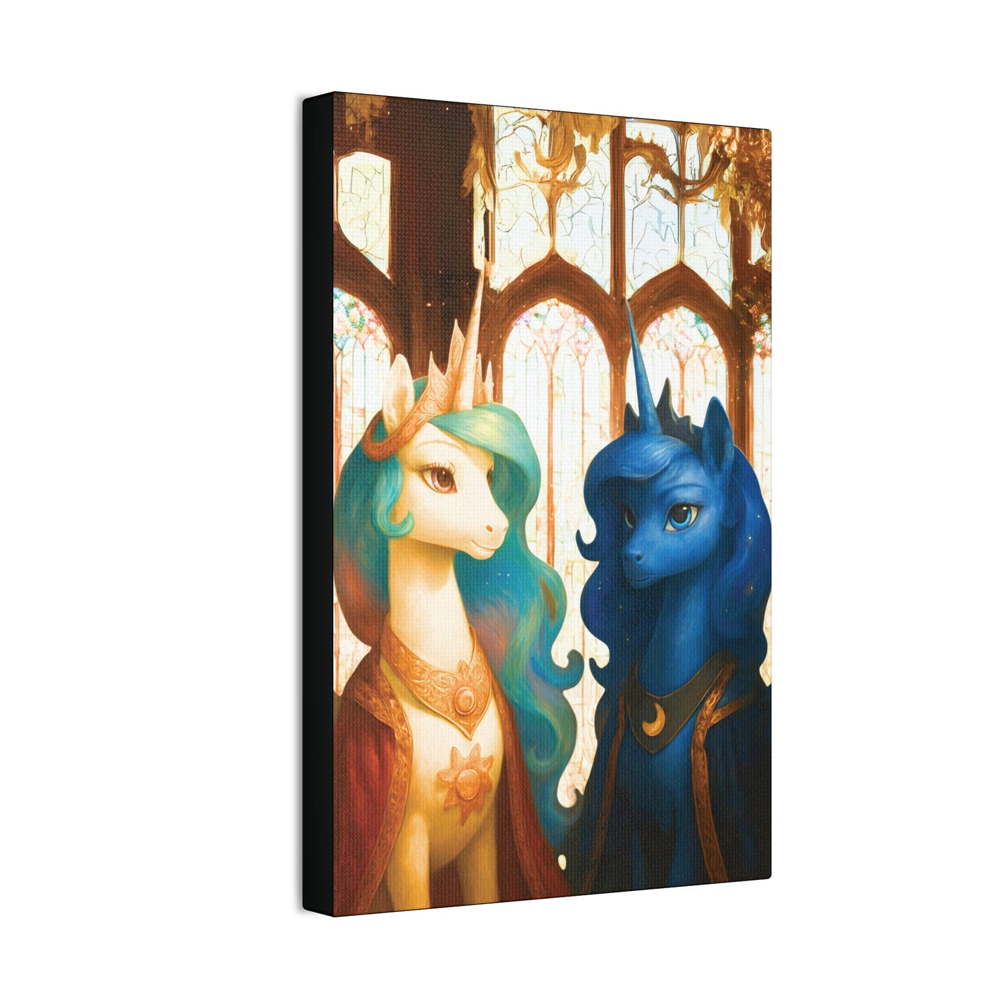 Royal Luna & Celestia - My Little Pony Canvas Art - Stretched, 0.75"