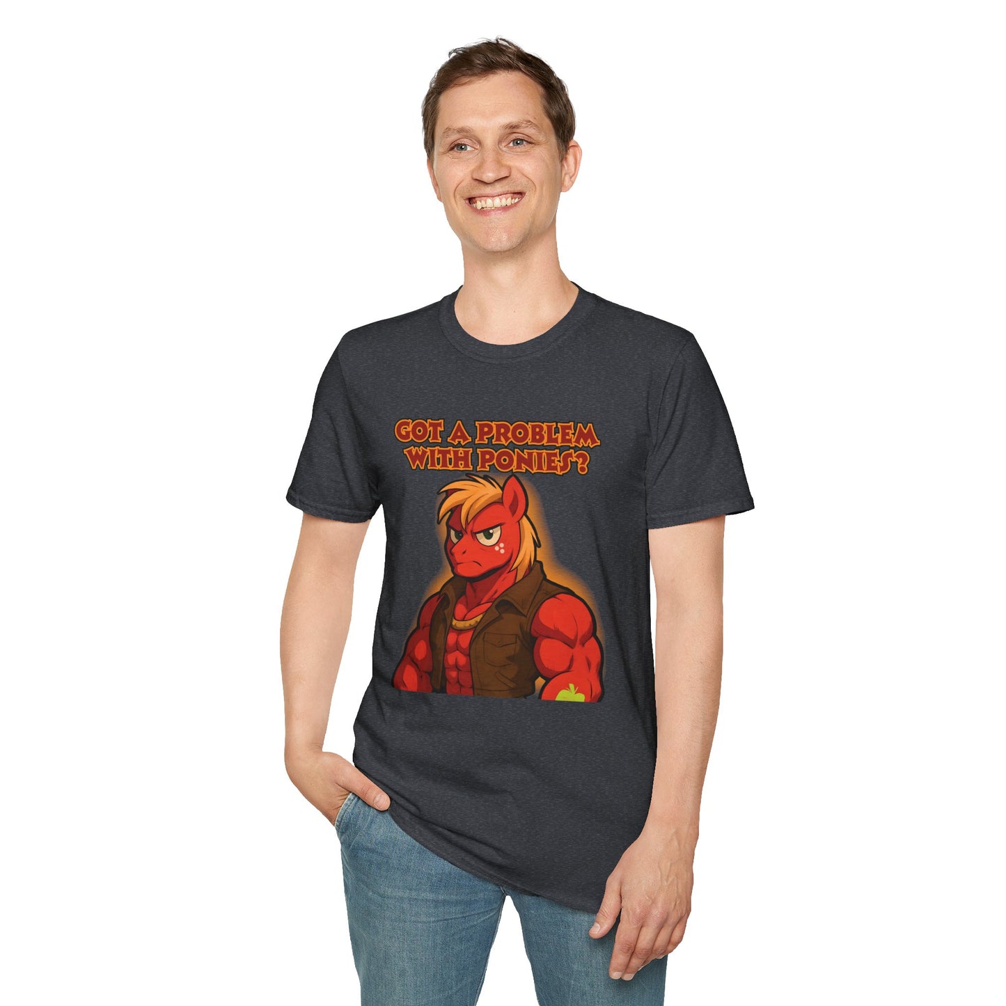 My Little Pony Masculine Big Mac - Pony Problem - Unisex Softstyle T-Shirt