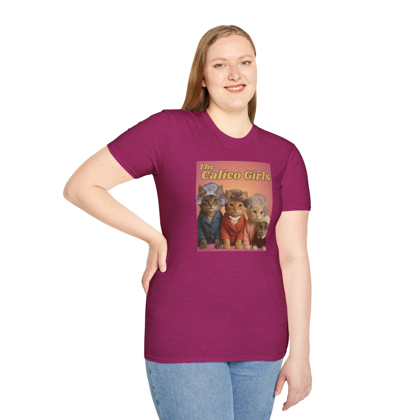 The Calico Girls cute kittens - Unisex Softstyle T-Shirt