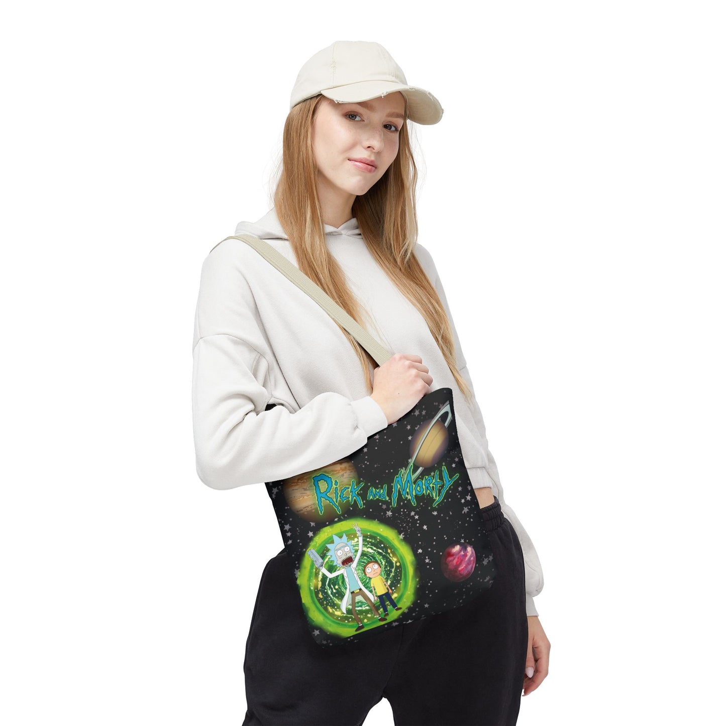 Rick & Morty Custom Adventure Tote Bag