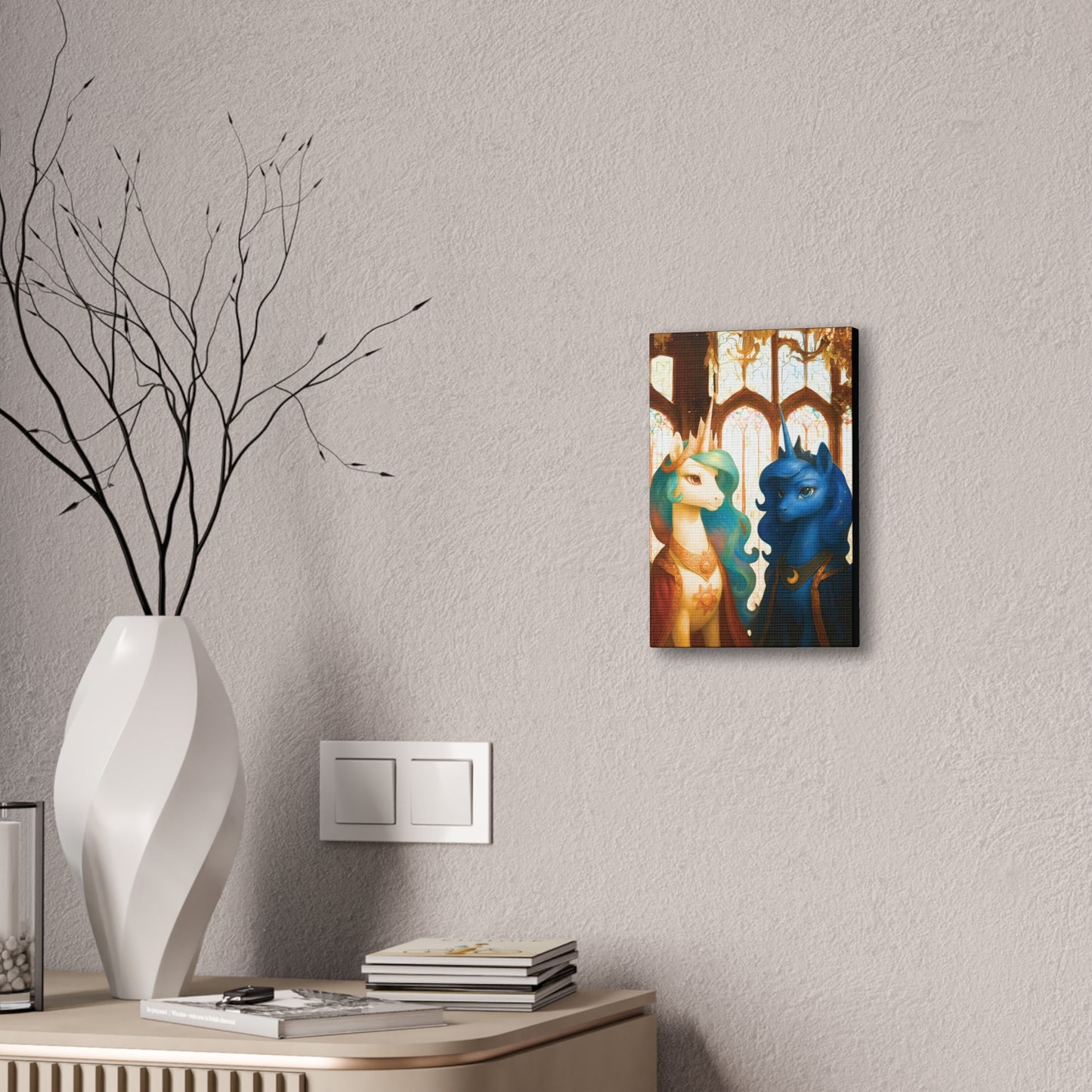 Royal Luna & Celestia - My Little Pony Canvas Art - Stretched, 0.75"