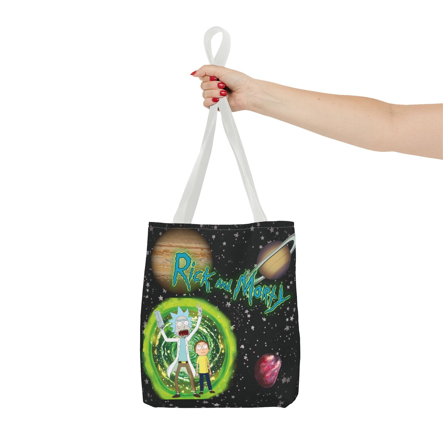 Rick & Morty Custom Adventure Tote Bag