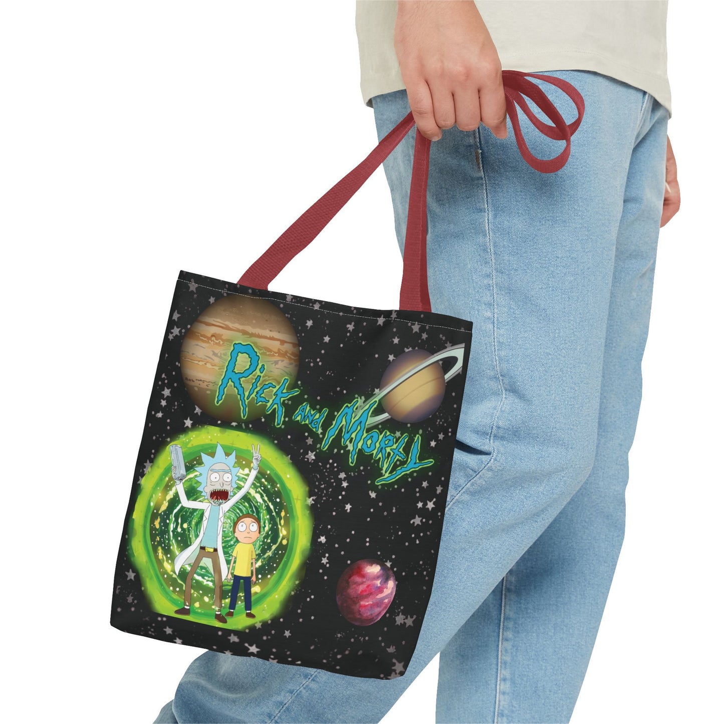 Rick & Morty Custom Adventure Tote Bag