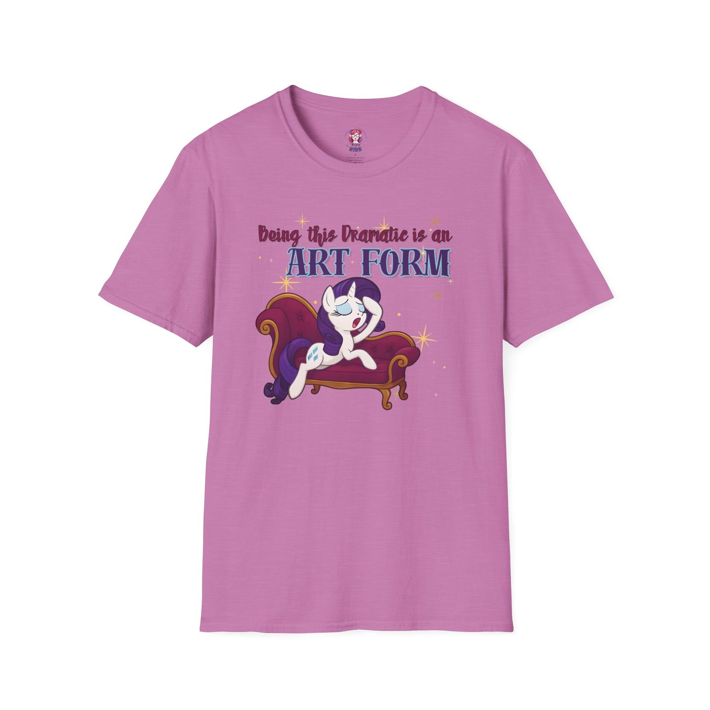 My Little Pony Rarity - Being Dramatic - Unisex Softstyle T-Shirt