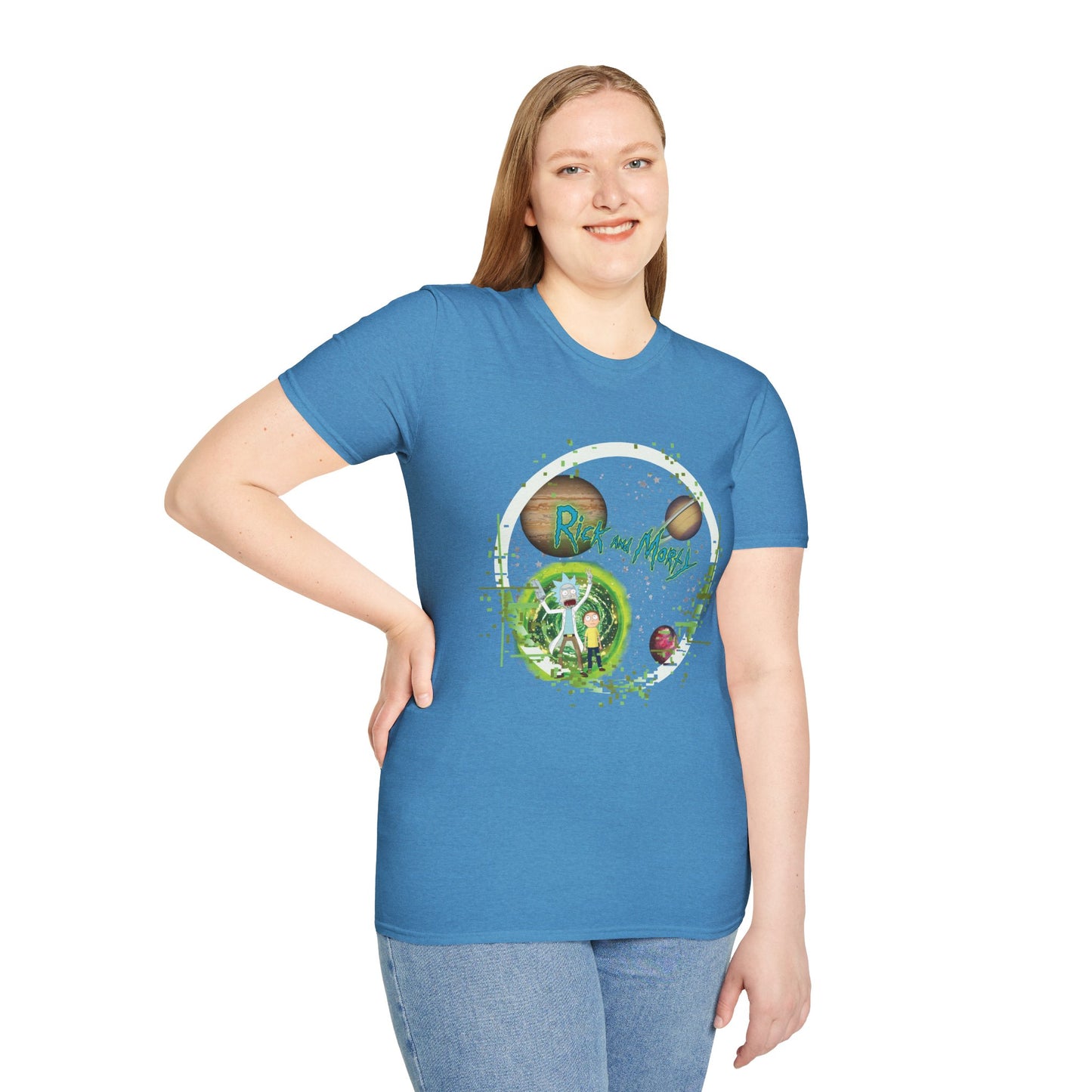 Rick & Morty Broken Space - Unisex Softstyle T-Shirt