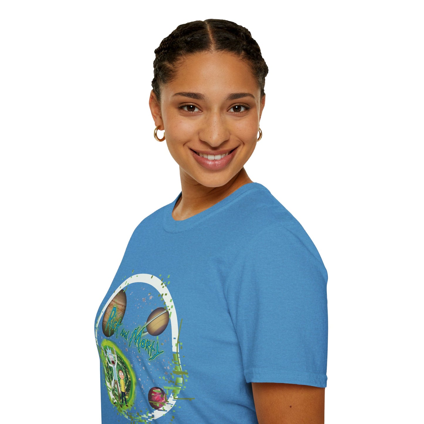Rick & Morty Broken Space - Unisex Softstyle T-Shirt