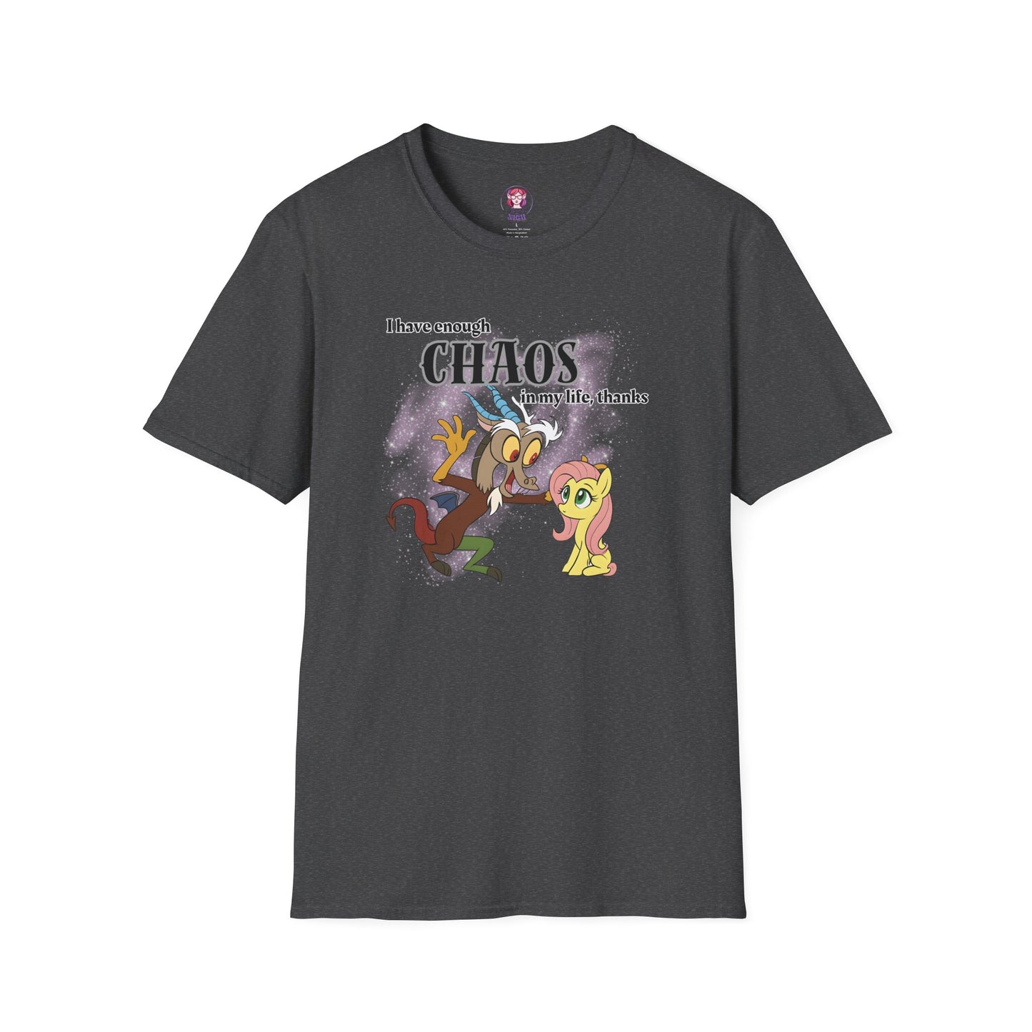My Little Pony Discord and Fluttershy - Unisex Softstyle T-Shirt