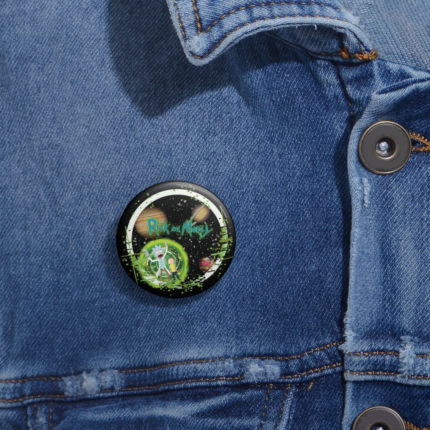 Rick and Morty Pin Button | Unique Collectible Badges, Fun Gifts for Fans, Cosplay Accessories, Party Favors, Pop Culture Merch