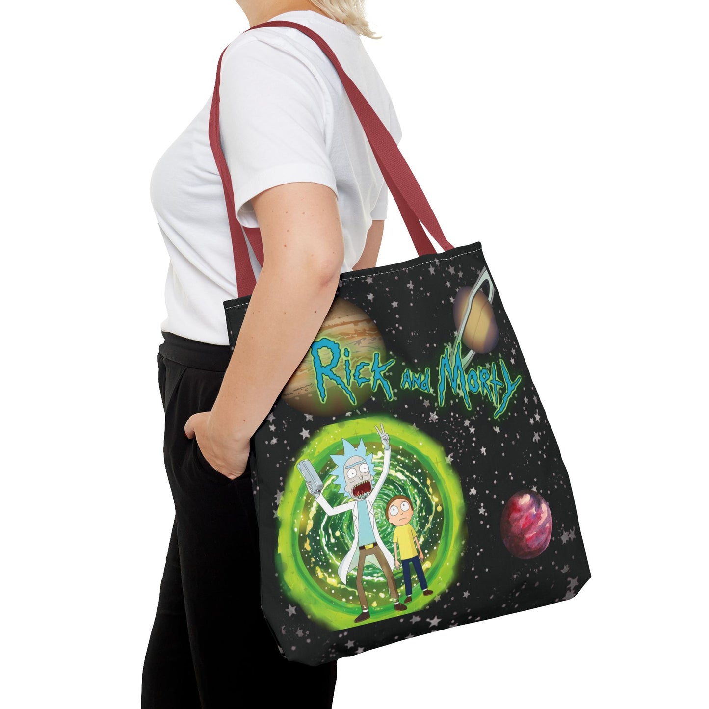 Rick & Morty Custom Adventure Tote Bag