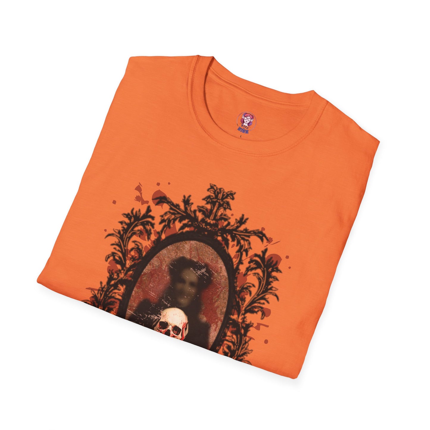 Vintage Gothic Skull Frame - Unisex Softstyle T-Shirt
