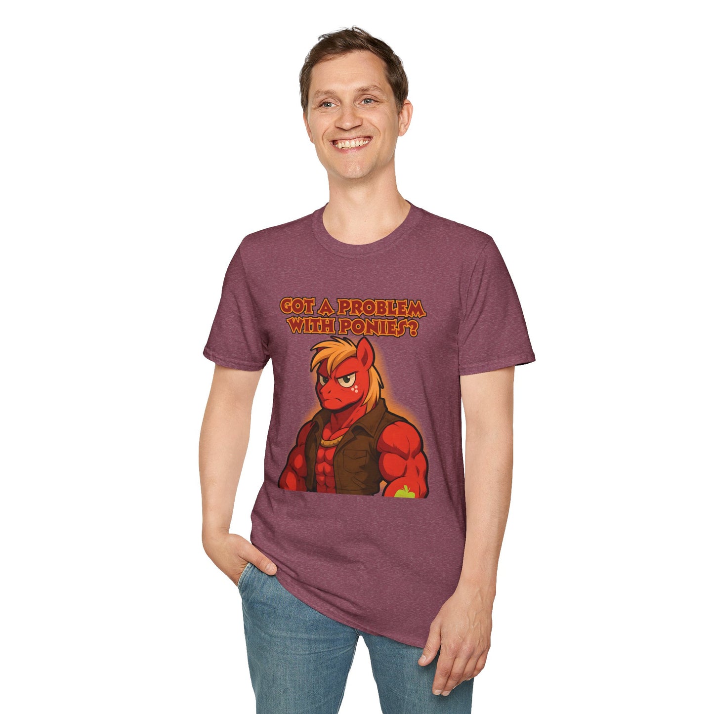 My Little Pony Masculine Big Mac - Pony Problem - Unisex Softstyle T-Shirt