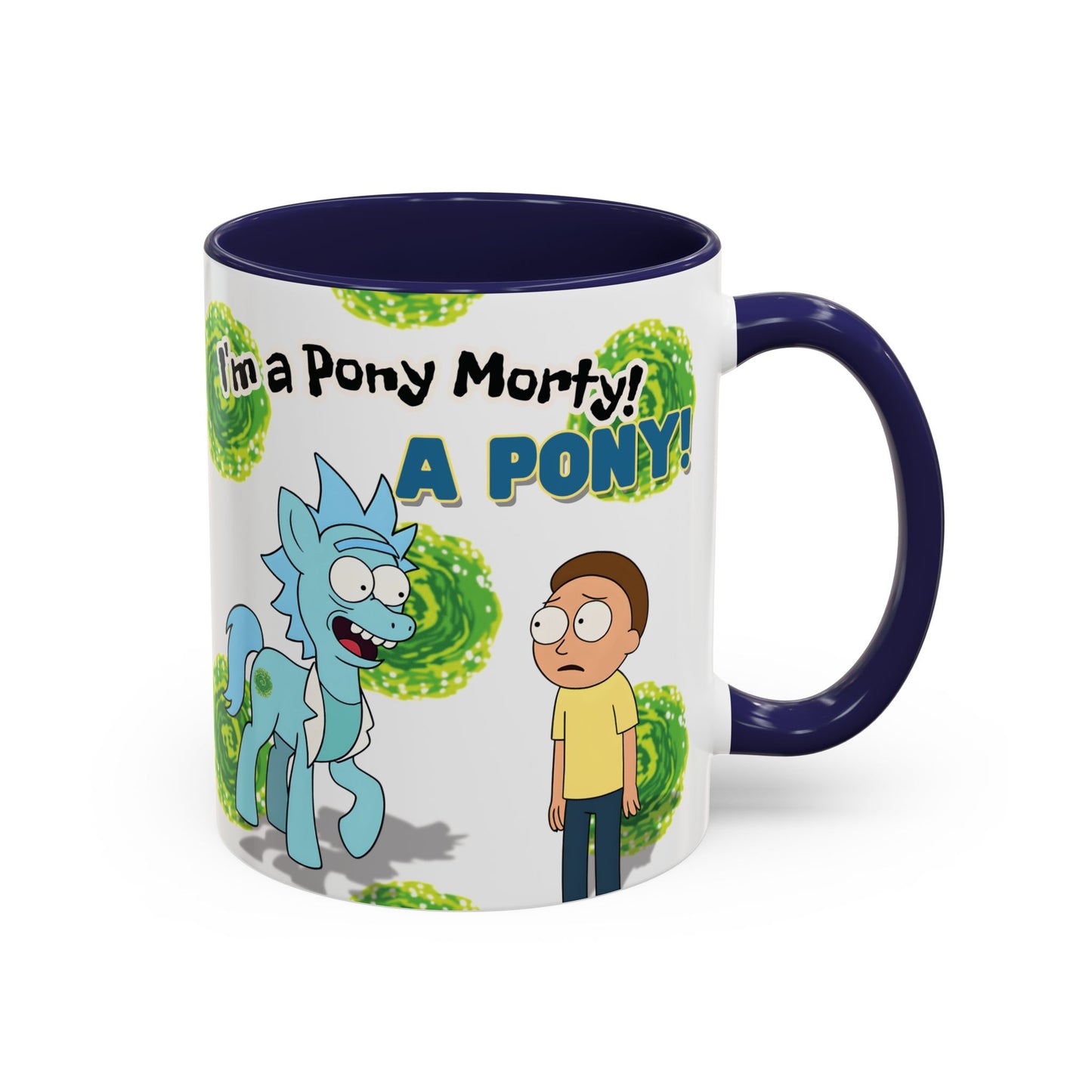 Rick & Morty Pony Accent Coffee Mug (11, 15oz)