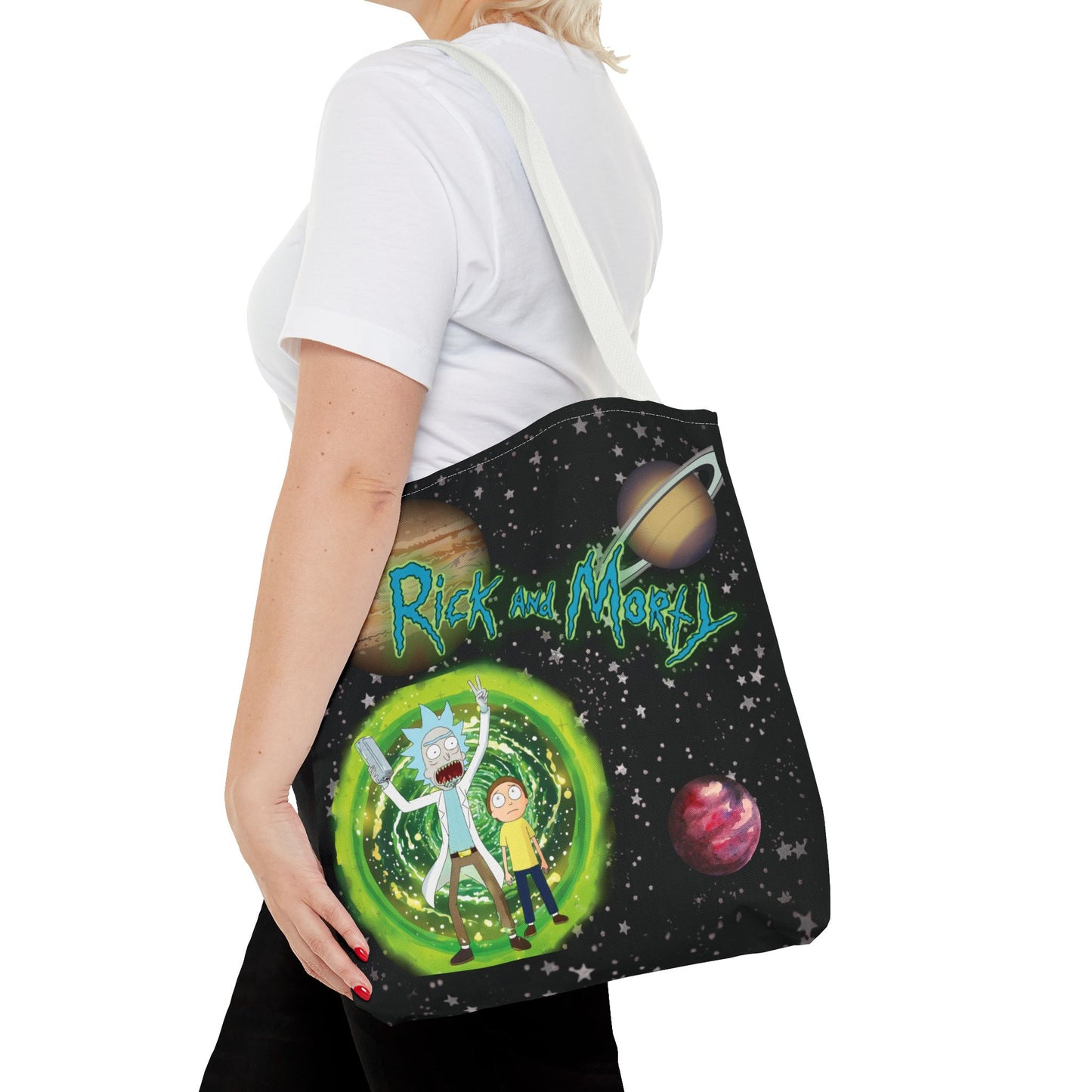 Rick & Morty Custom Adventure Tote Bag
