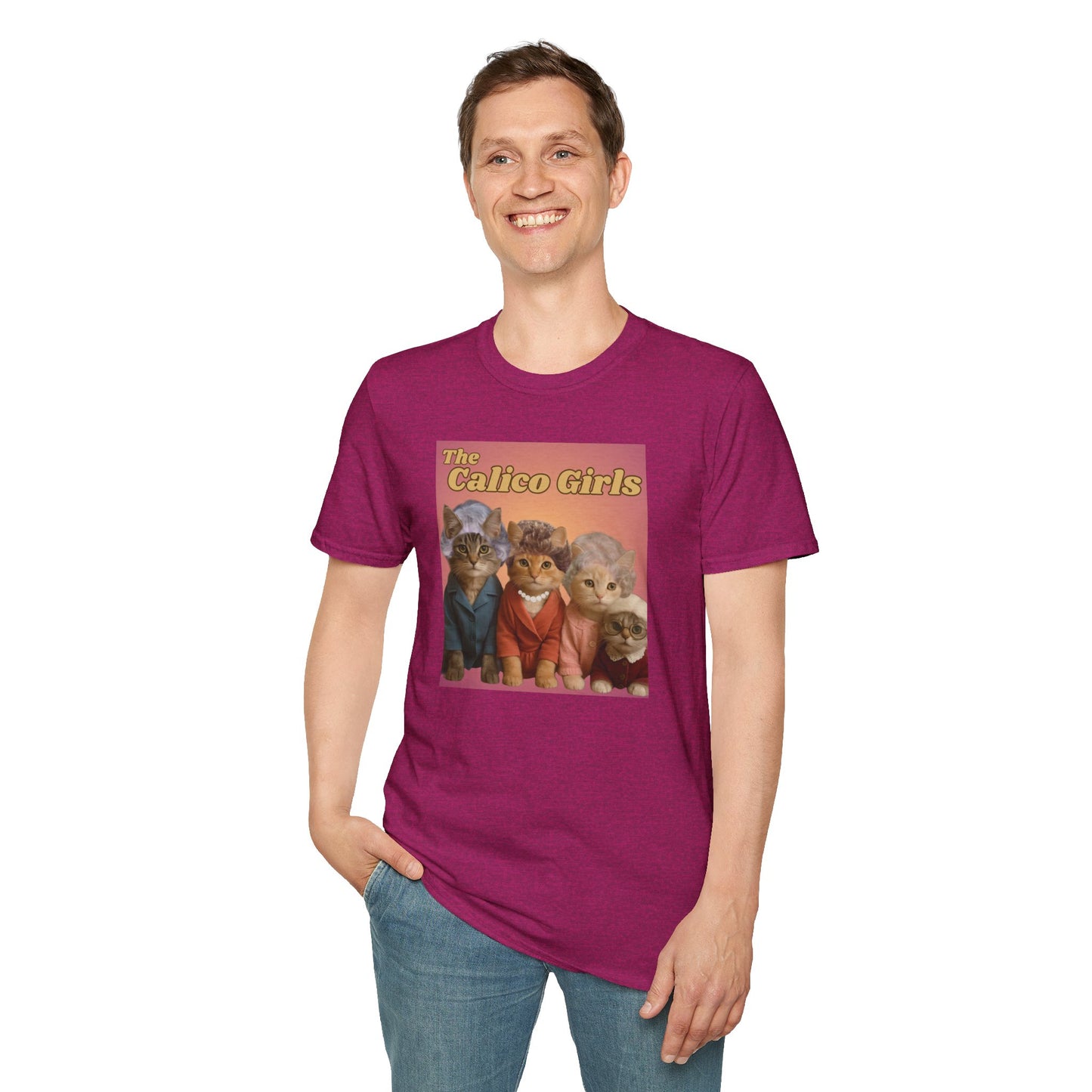 The Calico Girls cute kittens - Unisex Softstyle T-Shirt