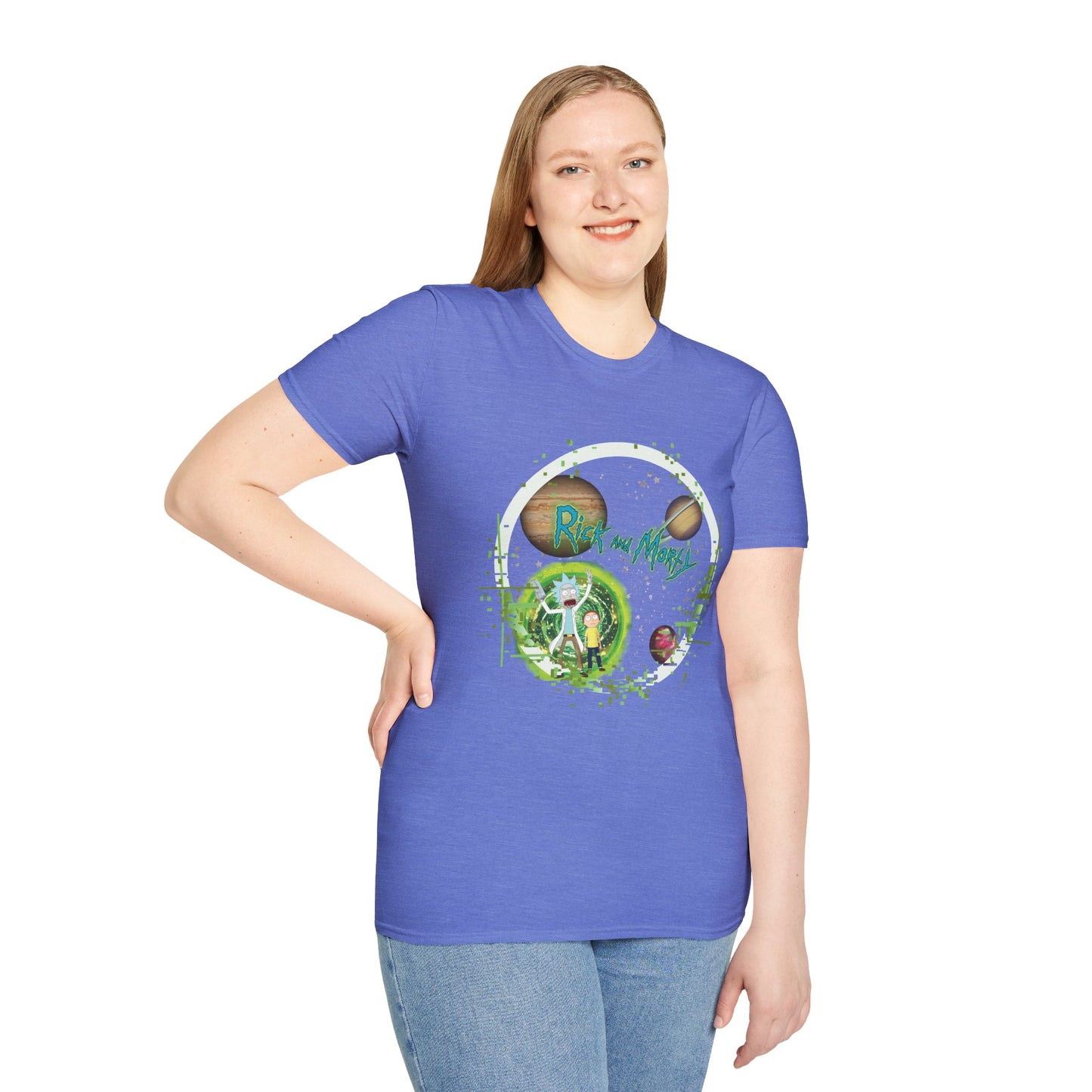 Rick & Morty Broken Space - Unisex Softstyle T-Shirt