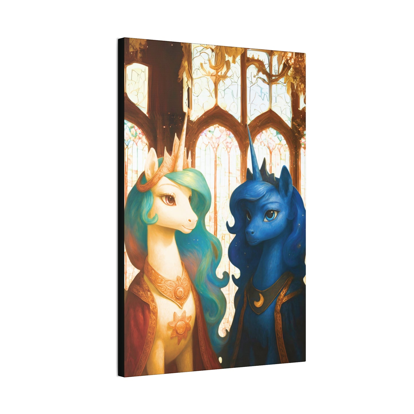 Royal Luna & Celestia - My Little Pony Canvas Art - Stretched, 0.75"