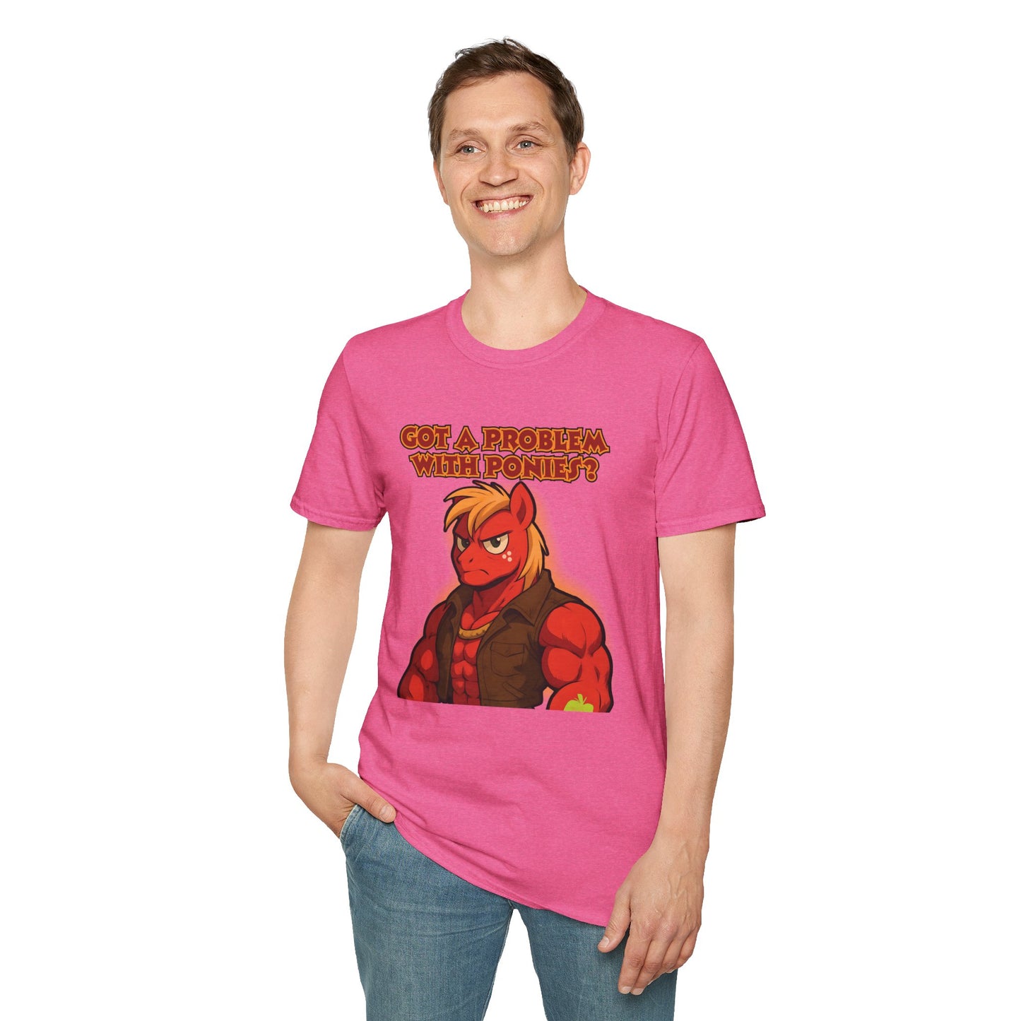 My Little Pony Masculine Big Mac - Pony Problem - Unisex Softstyle T-Shirt