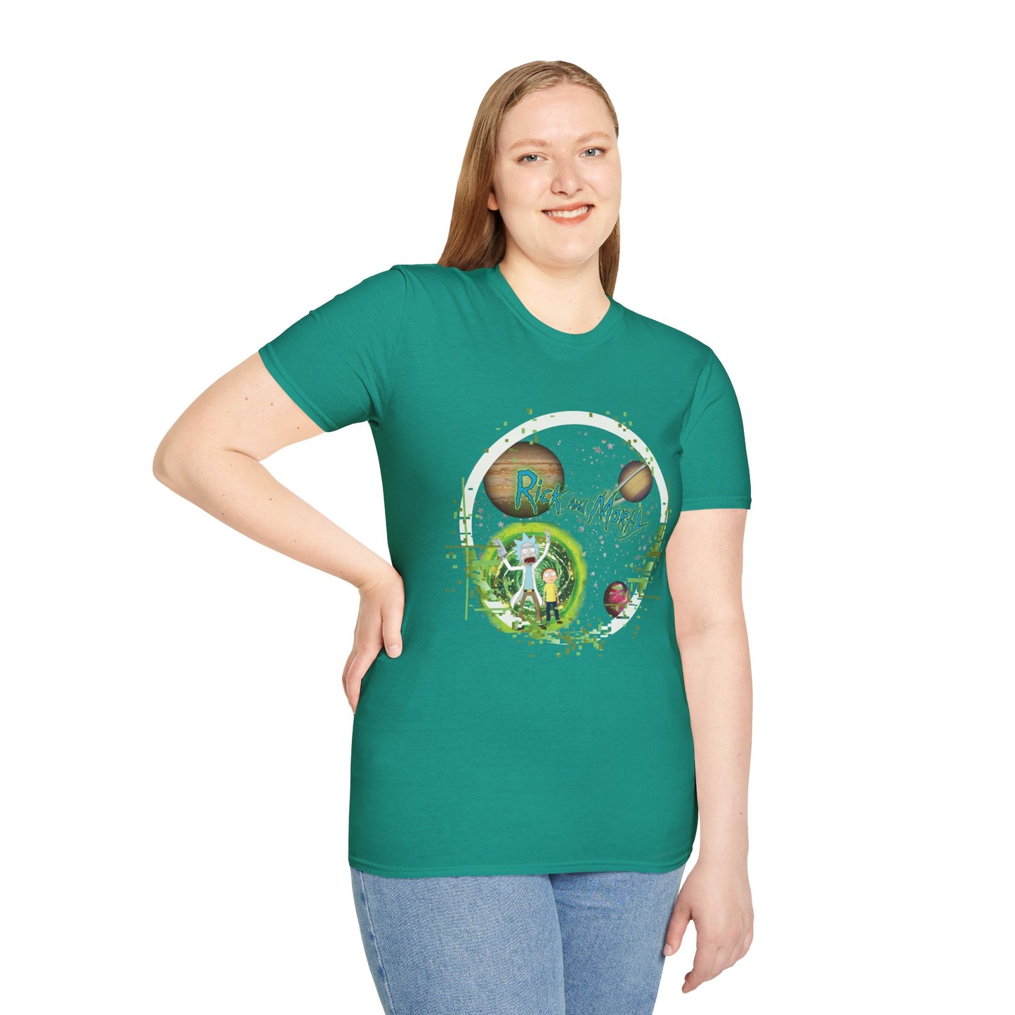 Rick & Morty Broken Space - Unisex Softstyle T-Shirt