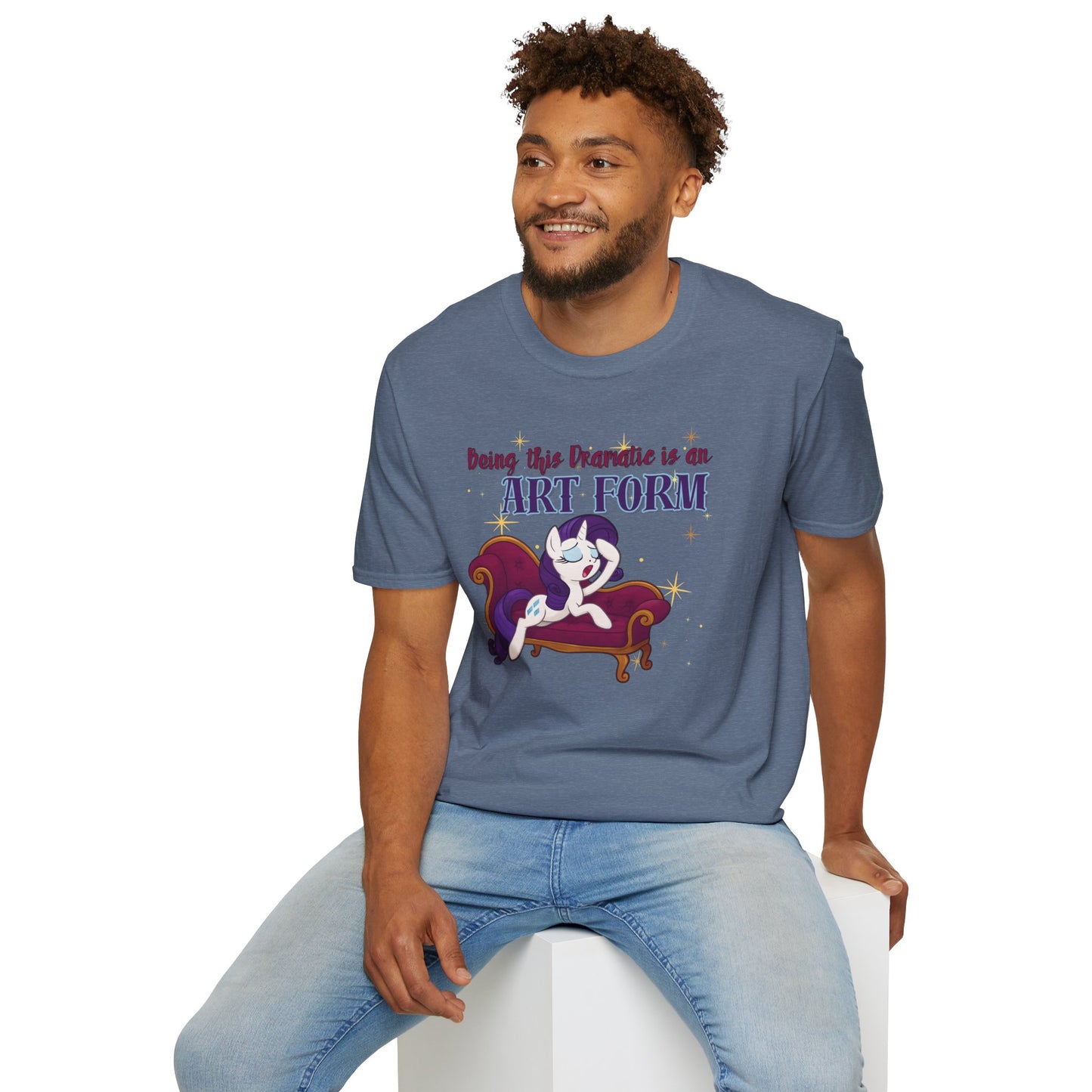 My Little Pony Rarity - Being Dramatic - Unisex Softstyle T-Shirt
